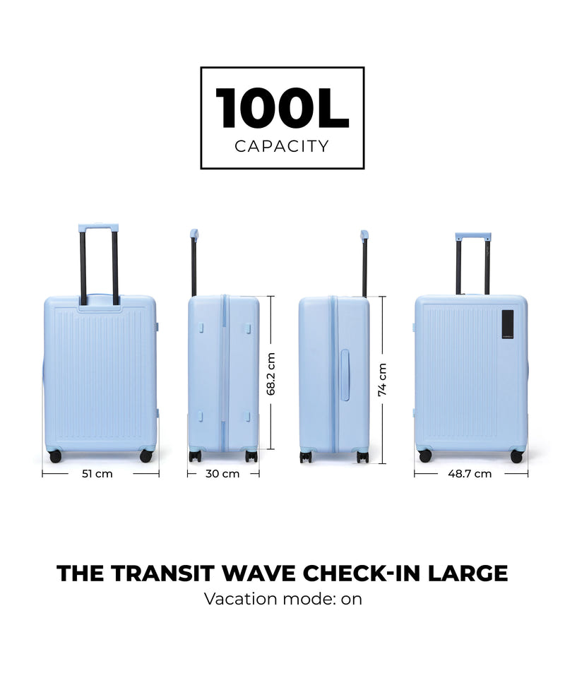 Color_Shy Blue | The Transit Wave - Check-in Large