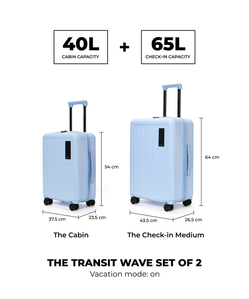 Color_Shy Blue | The Transit Wave - Set of 2