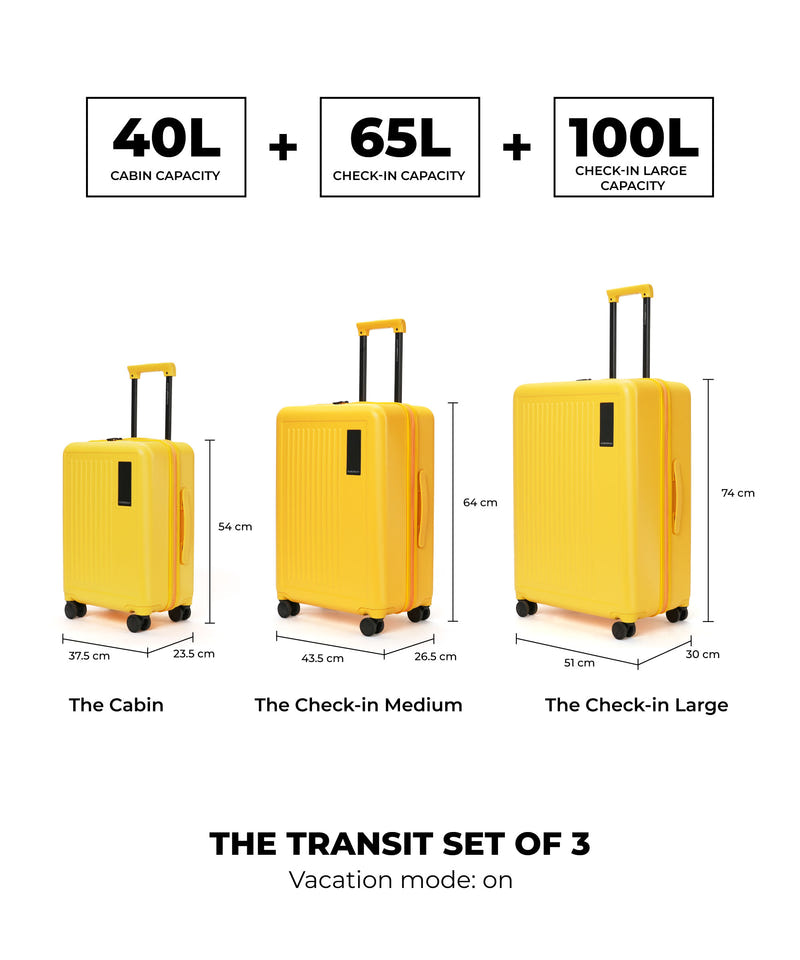 Transit Luggage - Set of 3