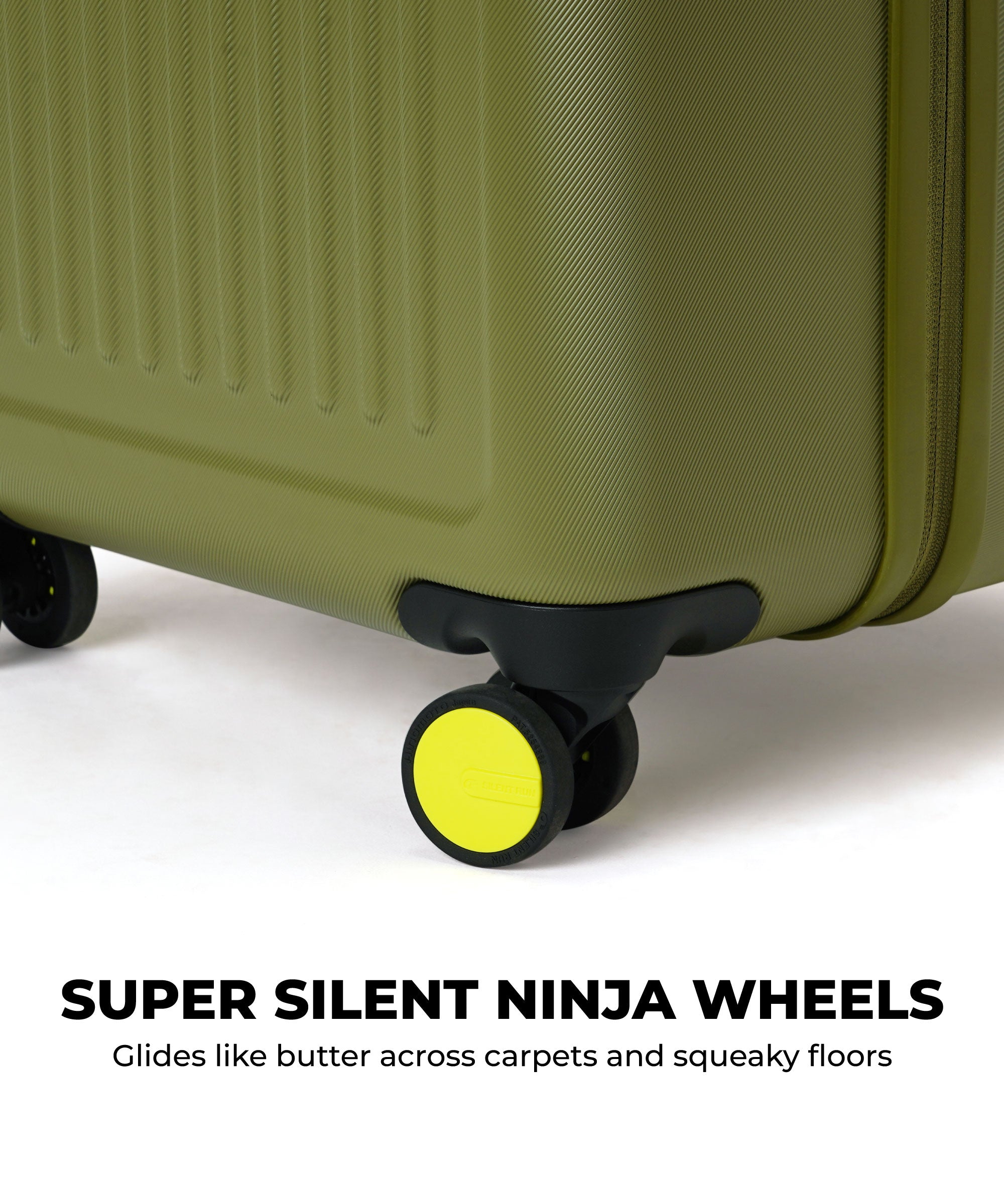 Squeaky suitcase wheels on sale