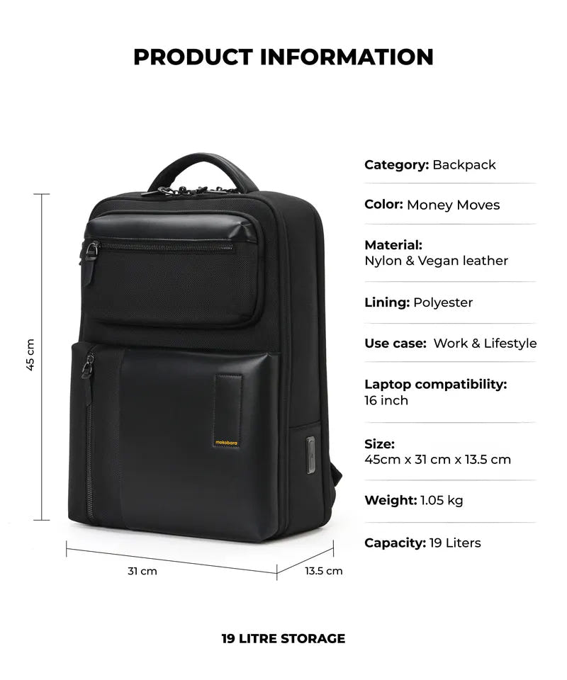 Work Backpack - 19L