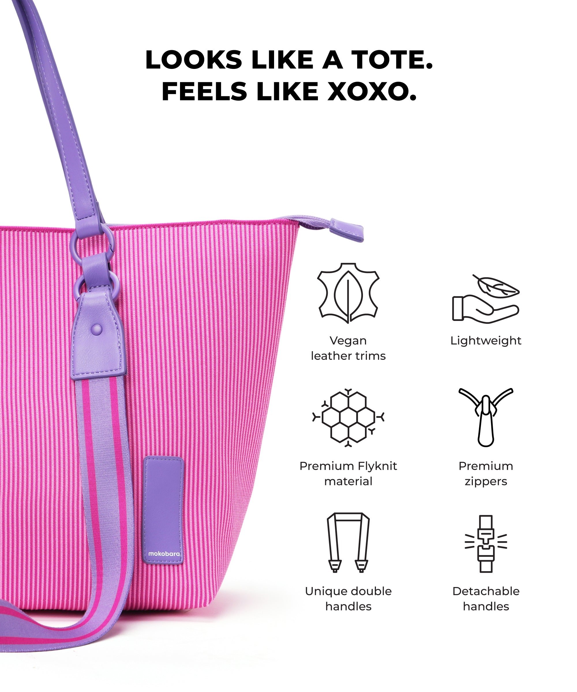 Color_Very Berry | The XOXO Daily Tote