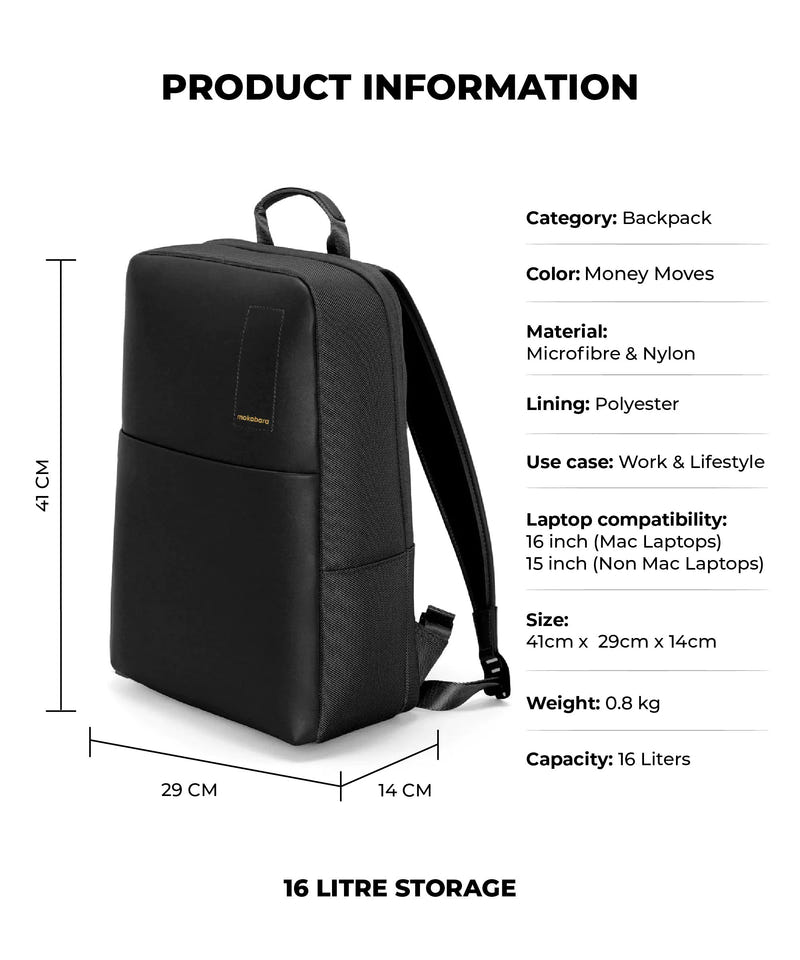 Color_Money Moves | The Backpack - 16L