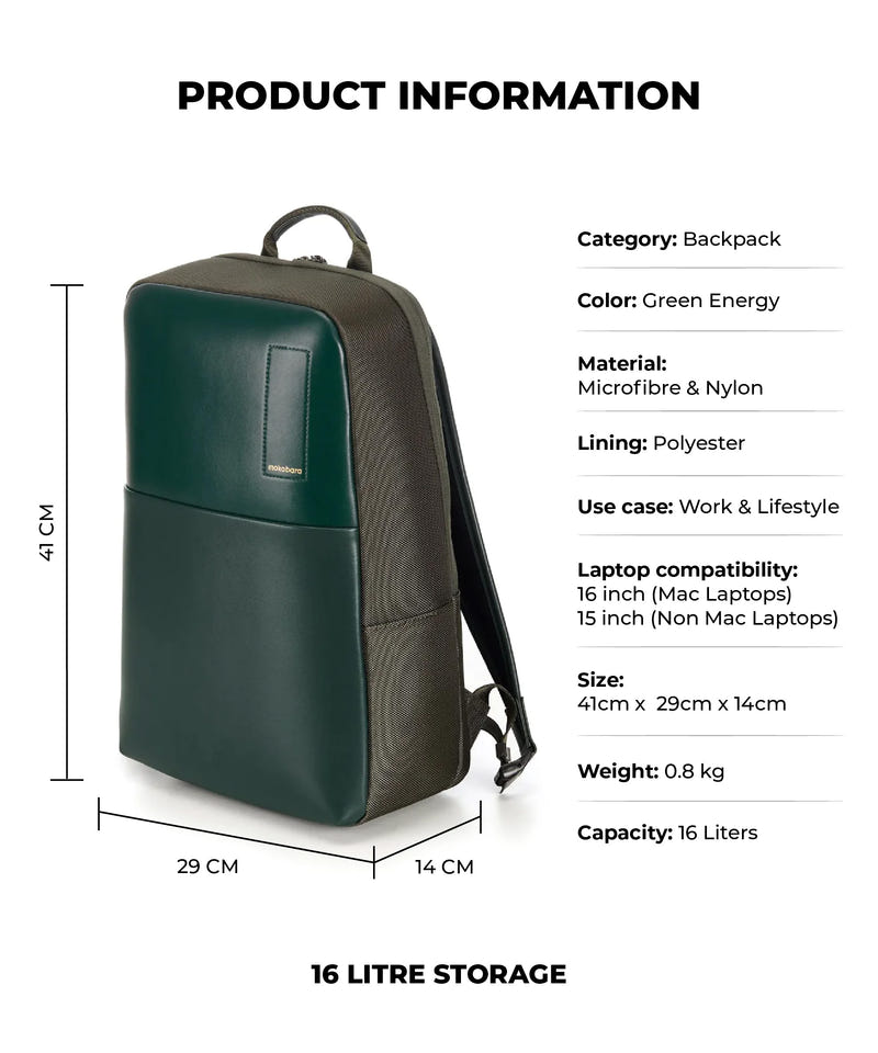 Color_Green Energy | The Backpack - 16L