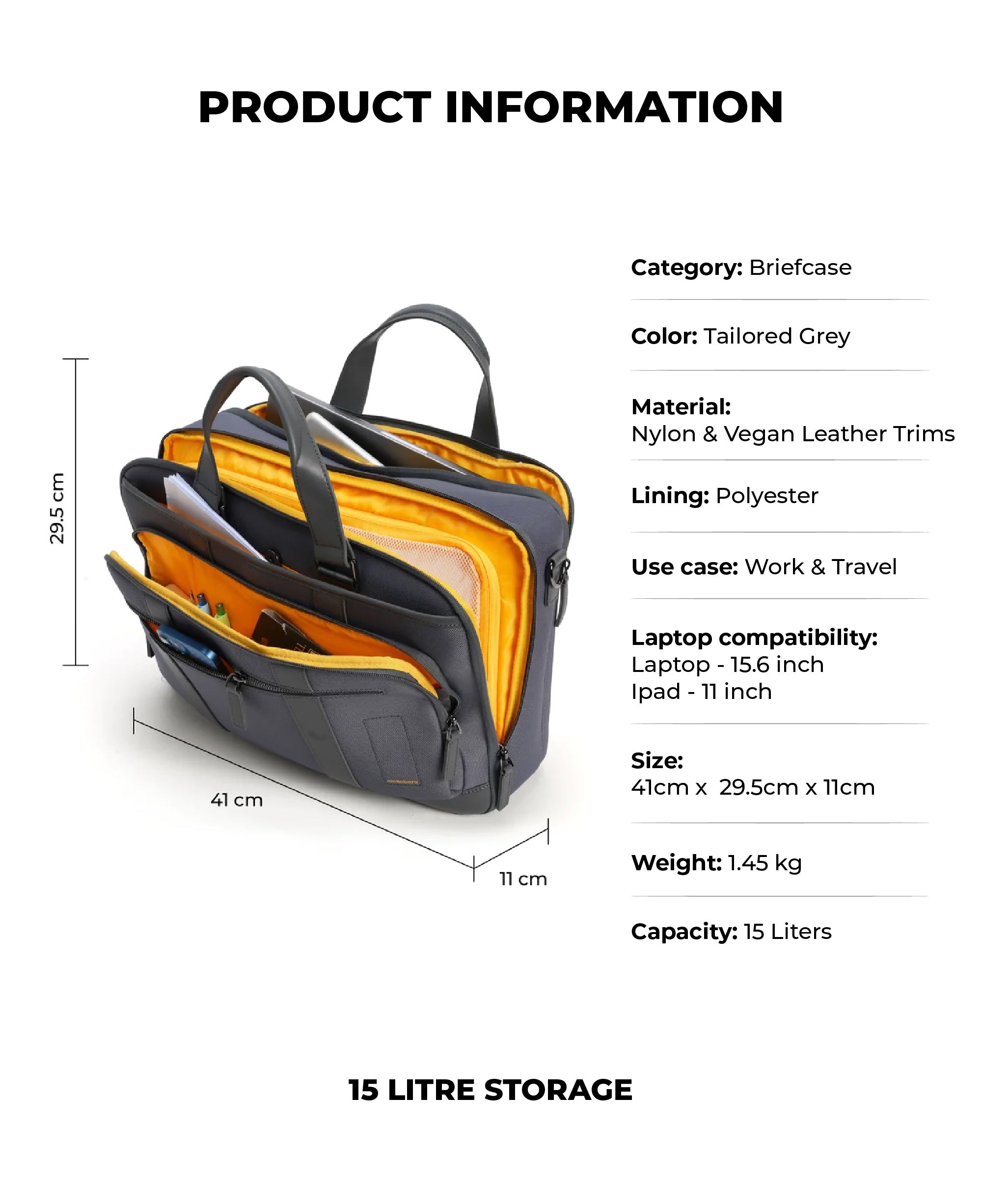 Color_Money Machine | The Overnighter Briefcase