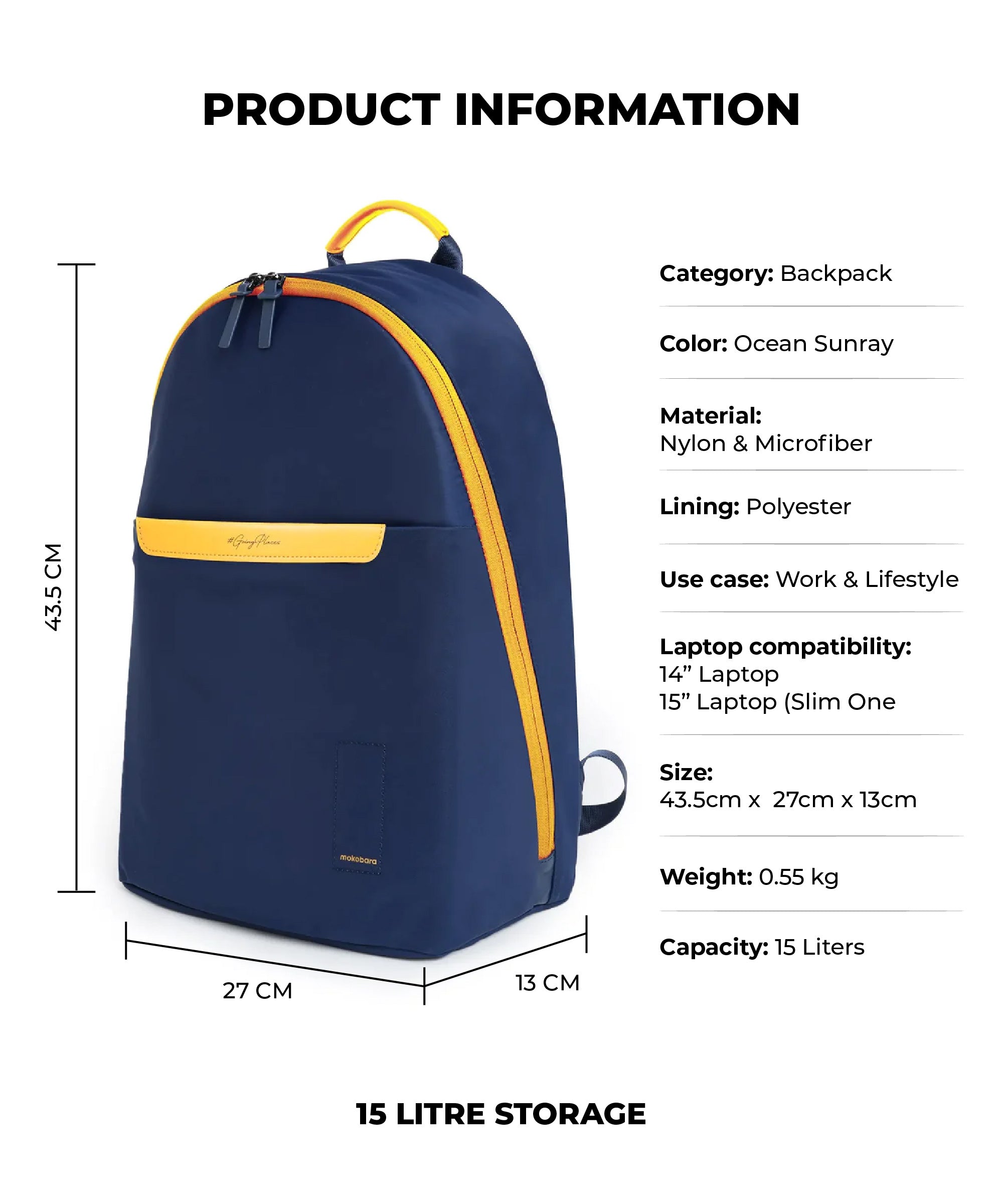 Color_Ocean Sunray (Limited Edition) | The Zip Around Backpack
