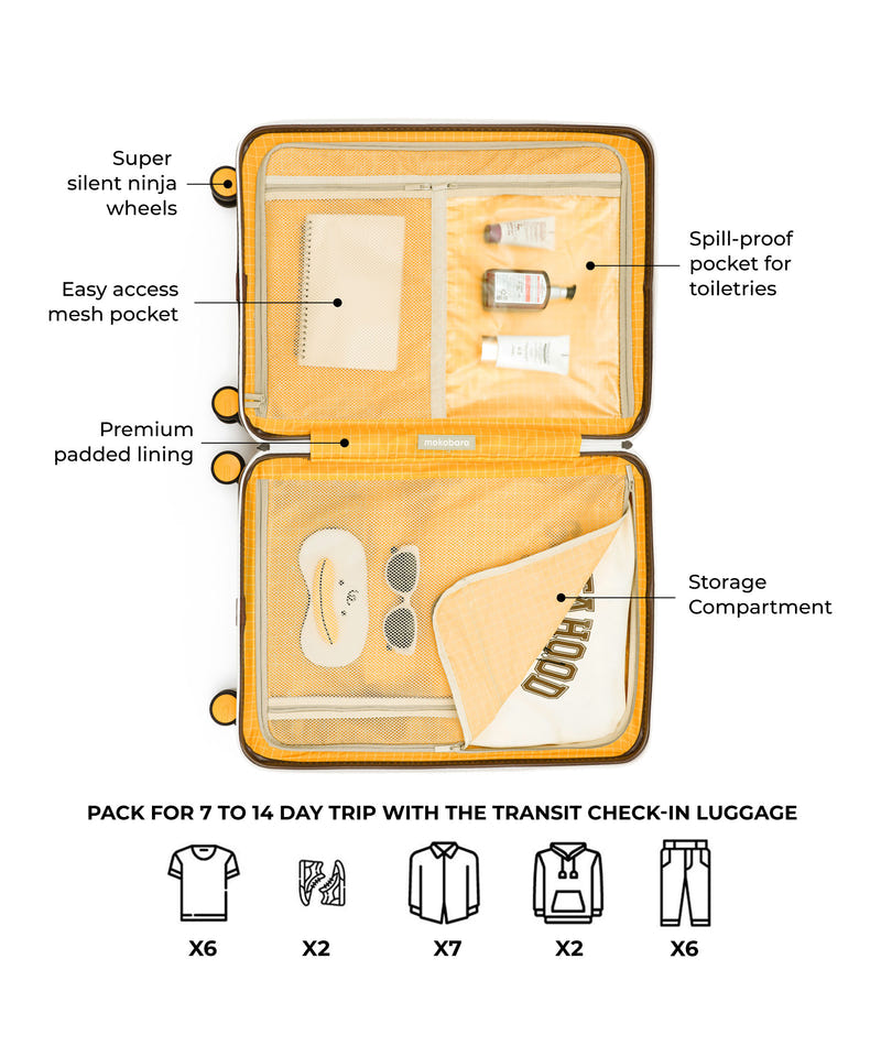 Color_Still Loading Brownray | The Transit Luggage - Check-in