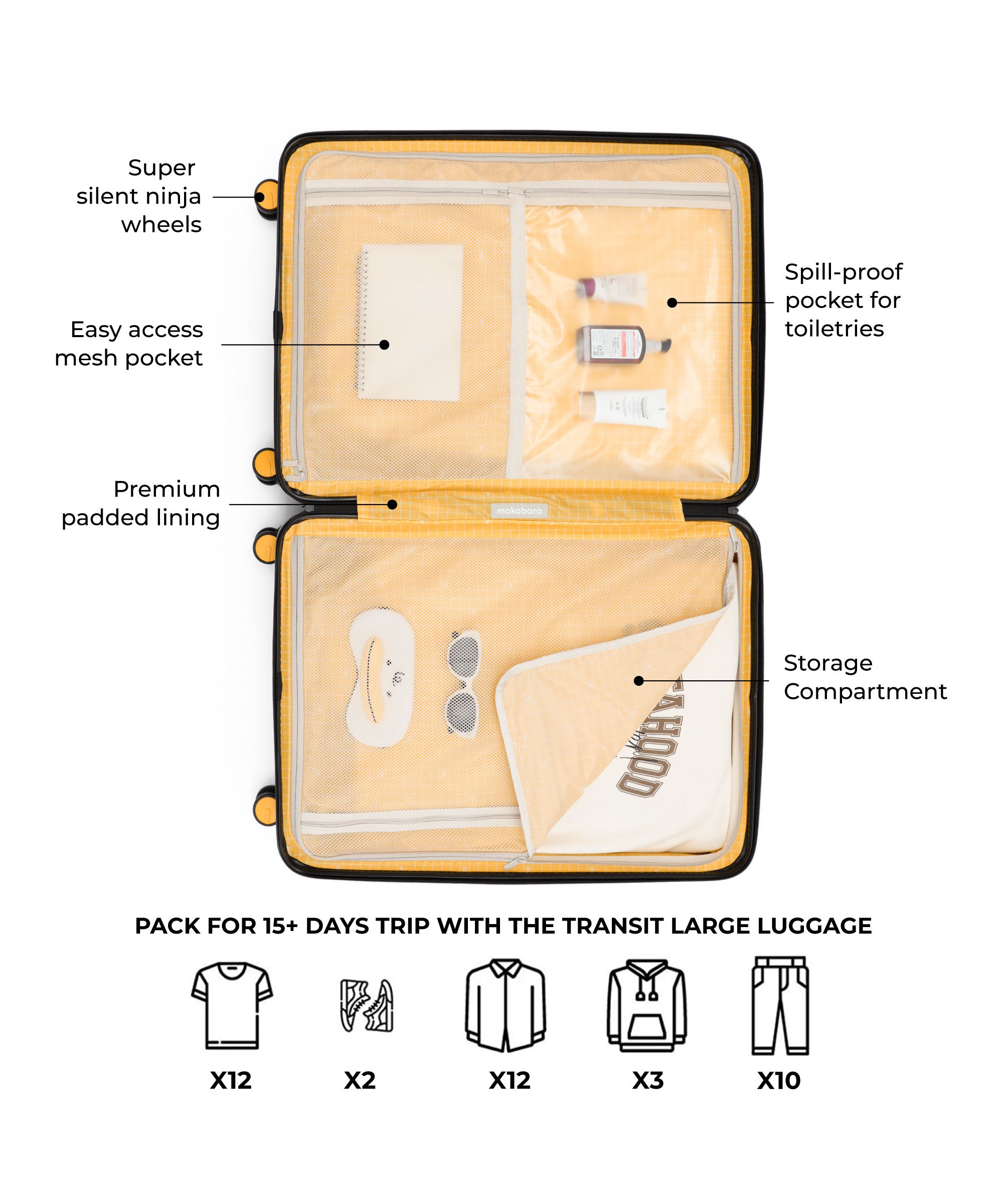 Color_Crypto 2.0 | The Transit Luggage - Check-in Large