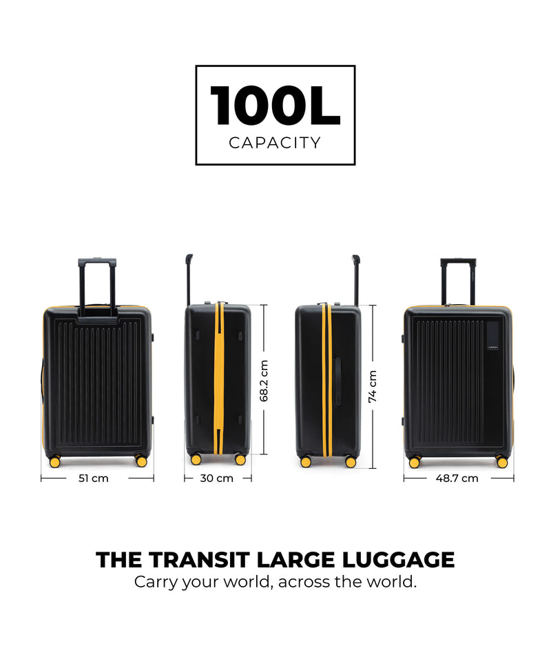 Color_Money Moves Sunray | The Transit Luggage - Check-in Large
