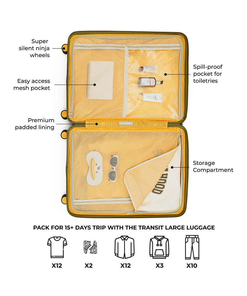 Color_We Meet Again Sunray | The Transit Luggage - Check-in Large