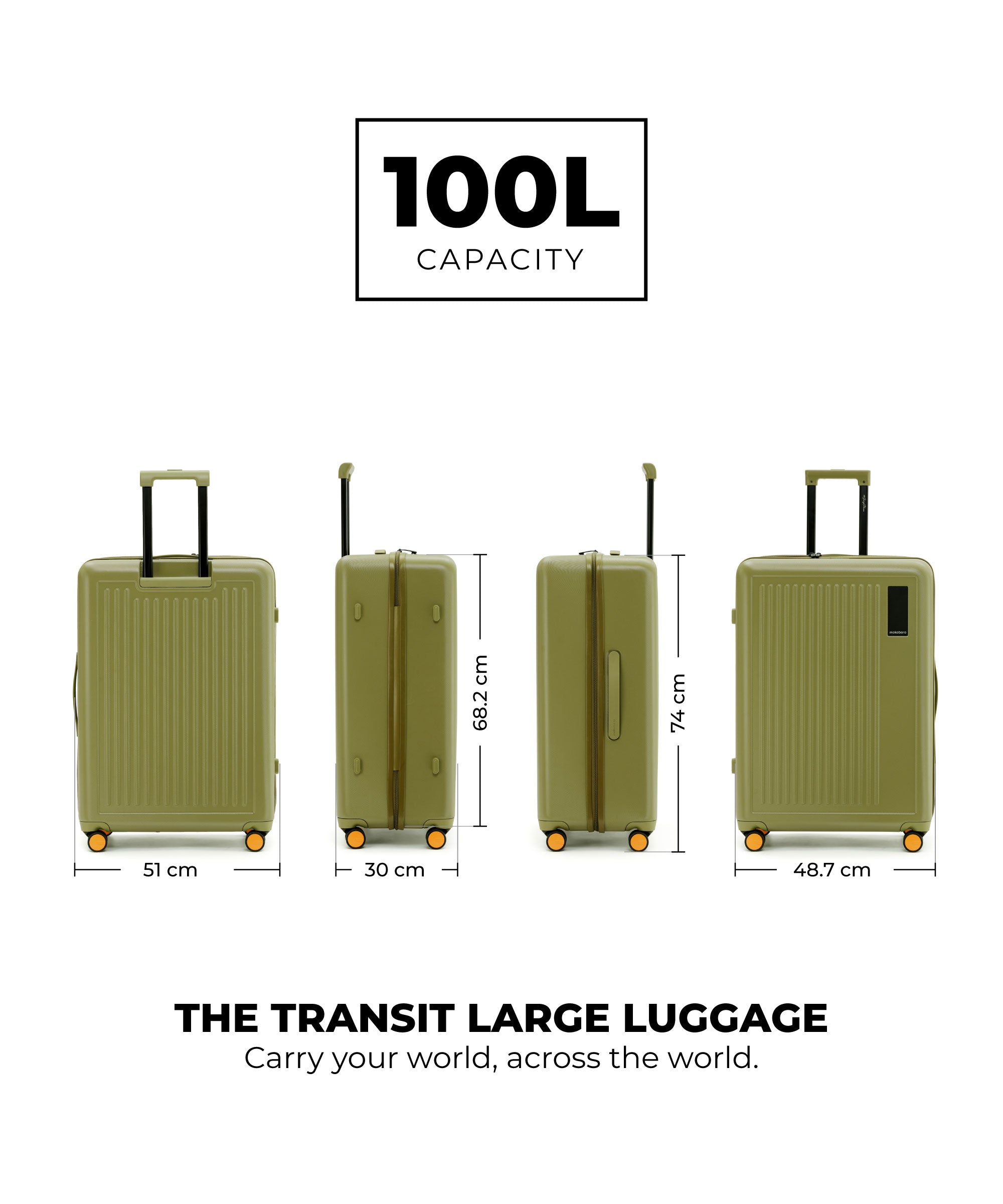 Color_So Matcha | The Transit Luggage - Check-in Large