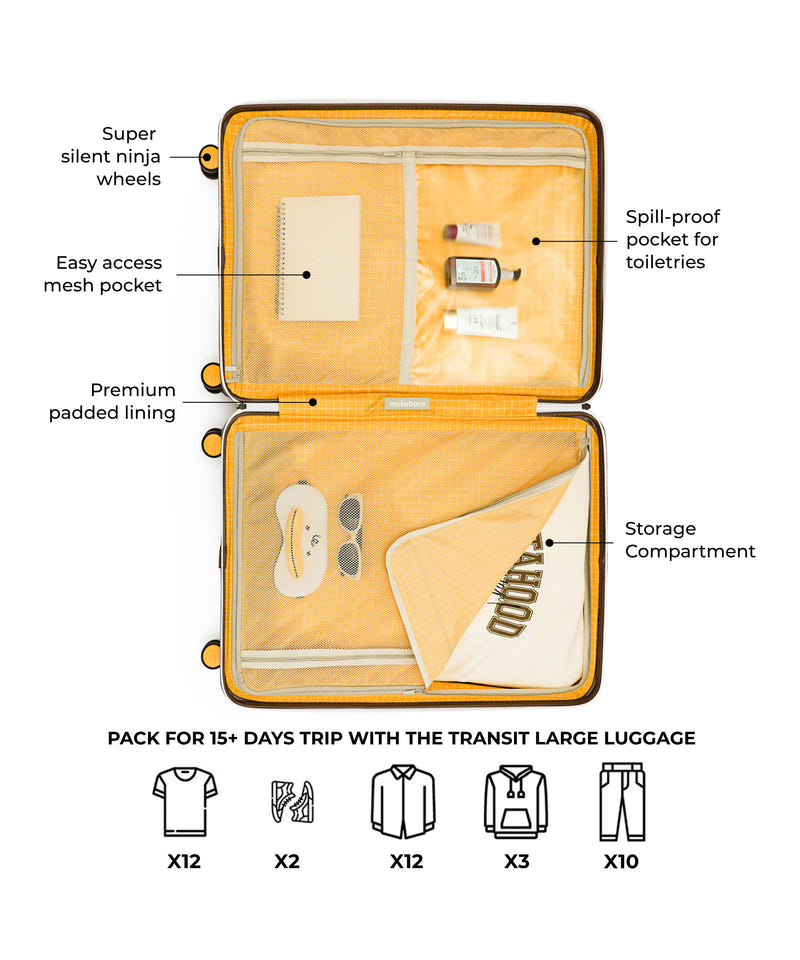 Color_Still Loading Brownray | The Transit Luggage - Check-in Large