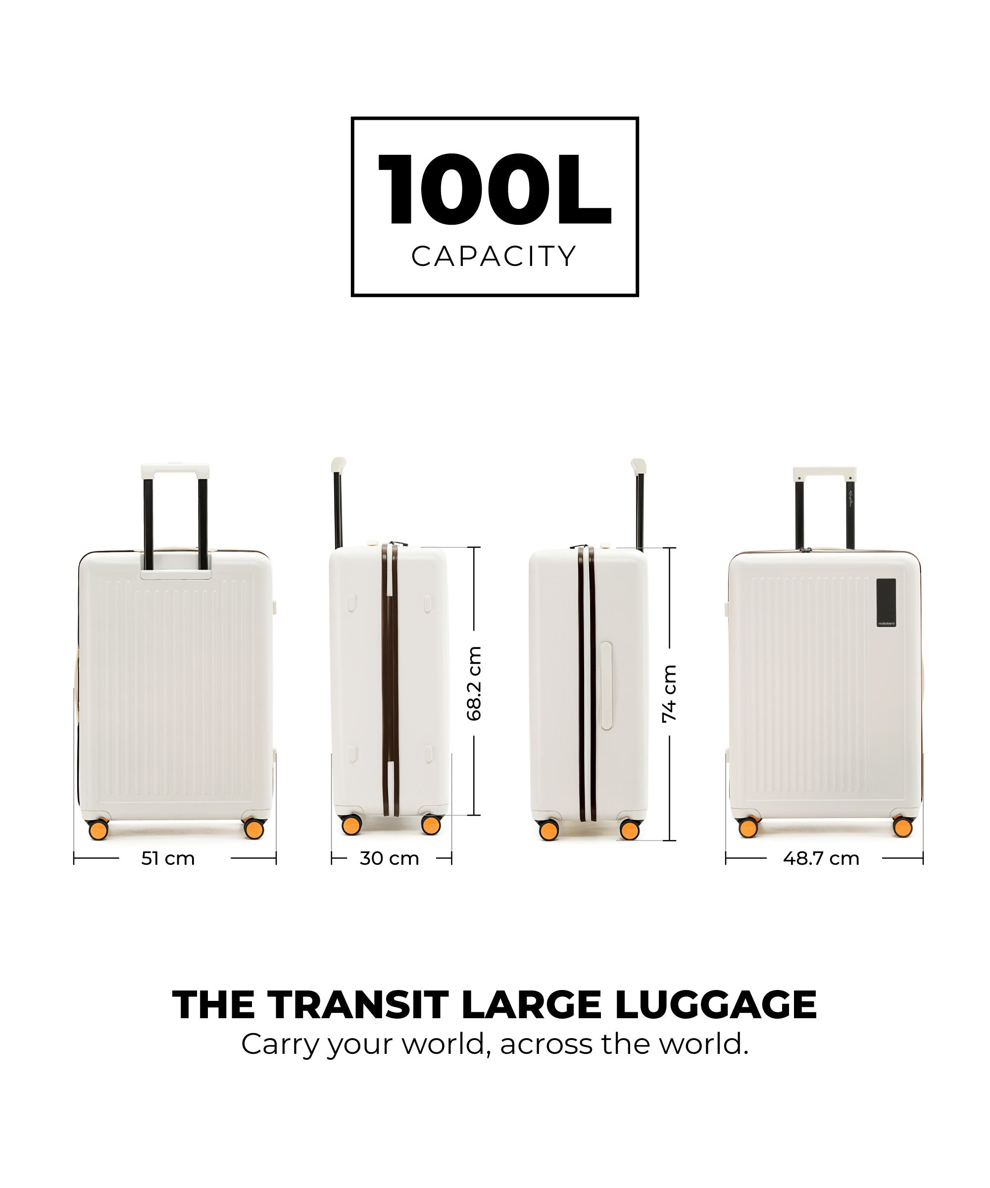 Color_ Still Loading Brownray 2.0 | The Transit Luggage - Check-in Large