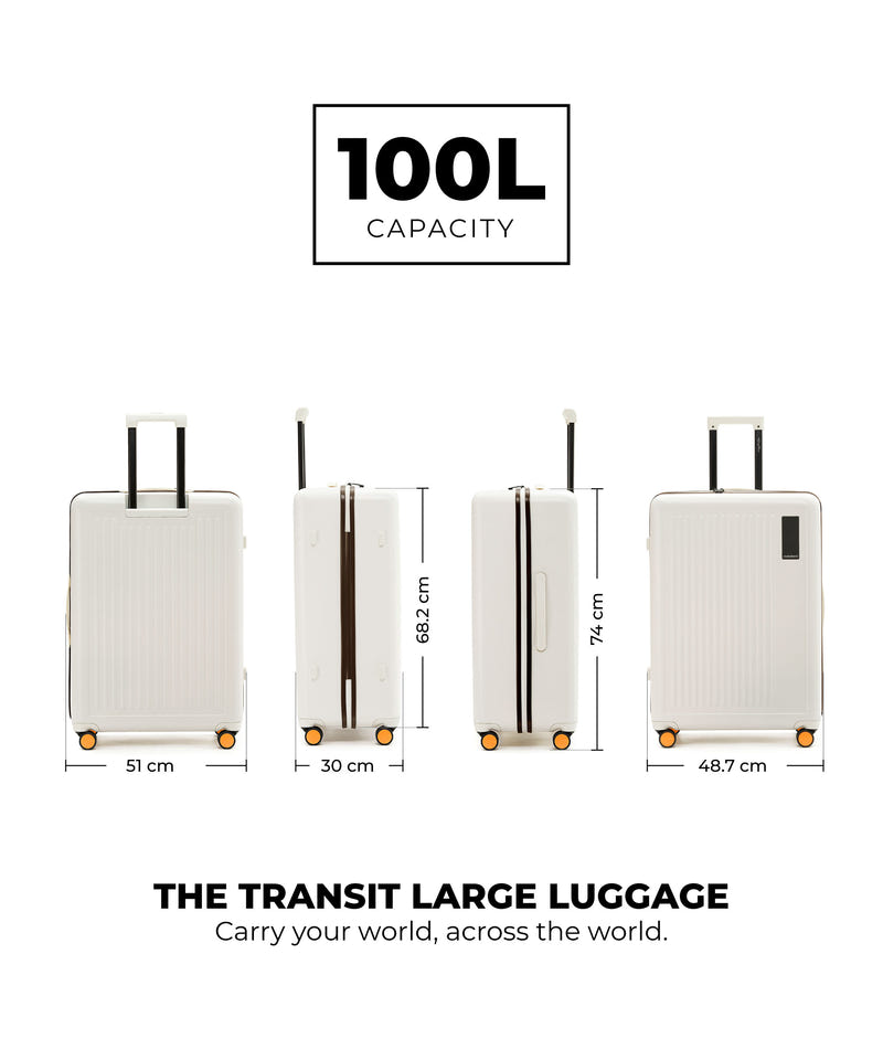 Color_Still Loading Brownray | The Transit Luggage - Check-in Large