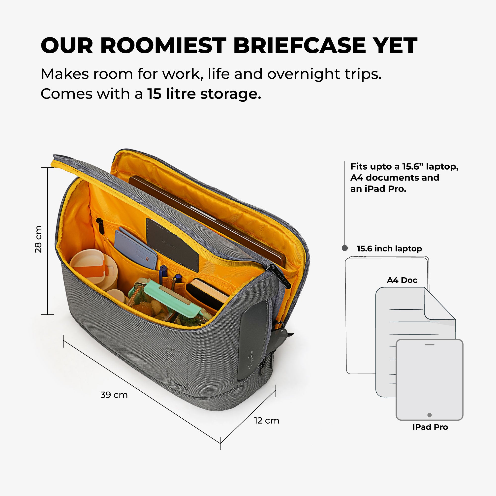 Color_Sieze the Gray | The Transit Briefcase