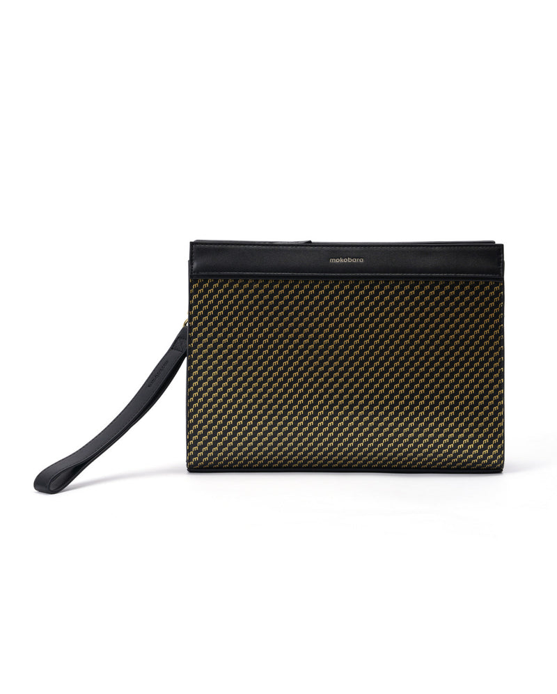 Freddie’s Pouch in black 24k Mokogram