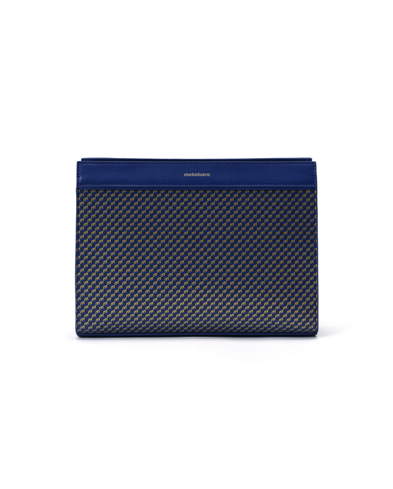 Freddie’s Pouch in navy 24k Mokogram