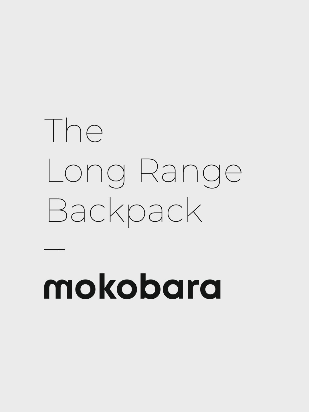 Color_Incognito | The Long Range Backpack