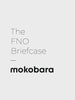 Color_Mokogram Black Sesame | The FNO Briefcase