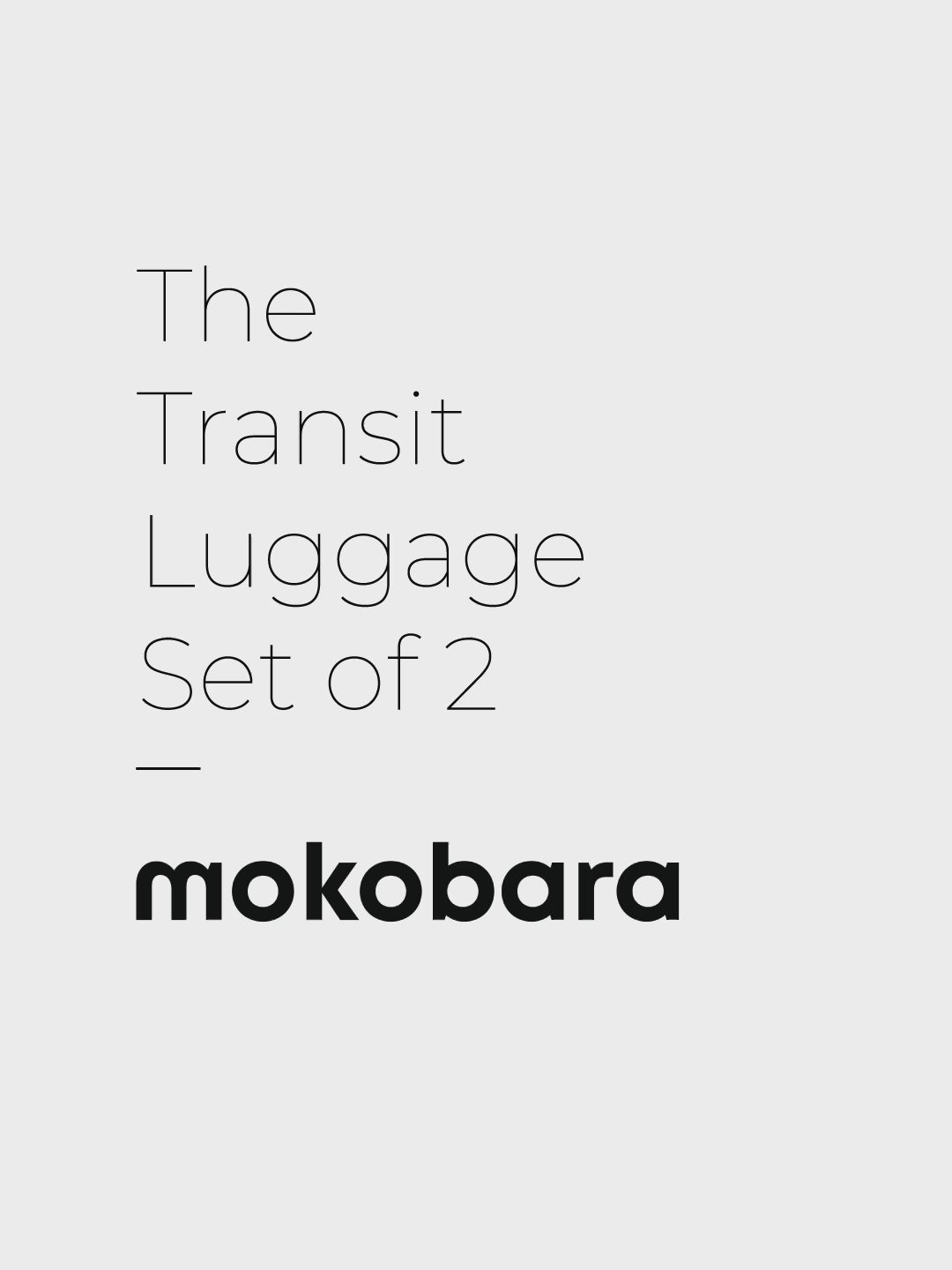 Color_Crypto 2.0 | The Transit Luggage - Set of 2