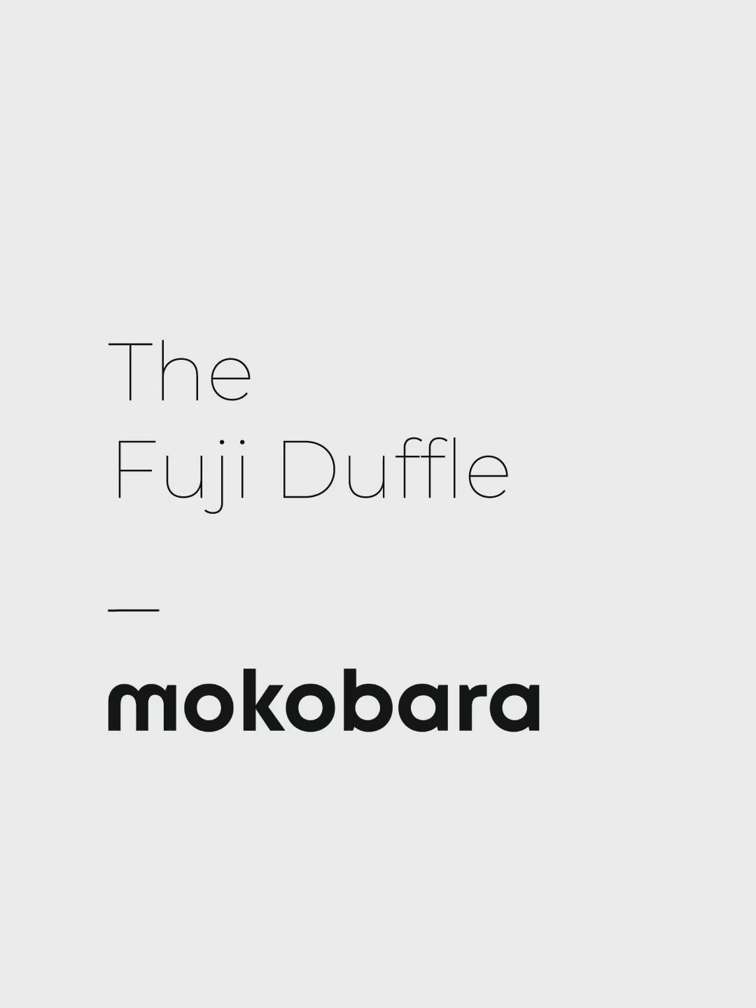 Color_Crypto | The Fuji Duffle