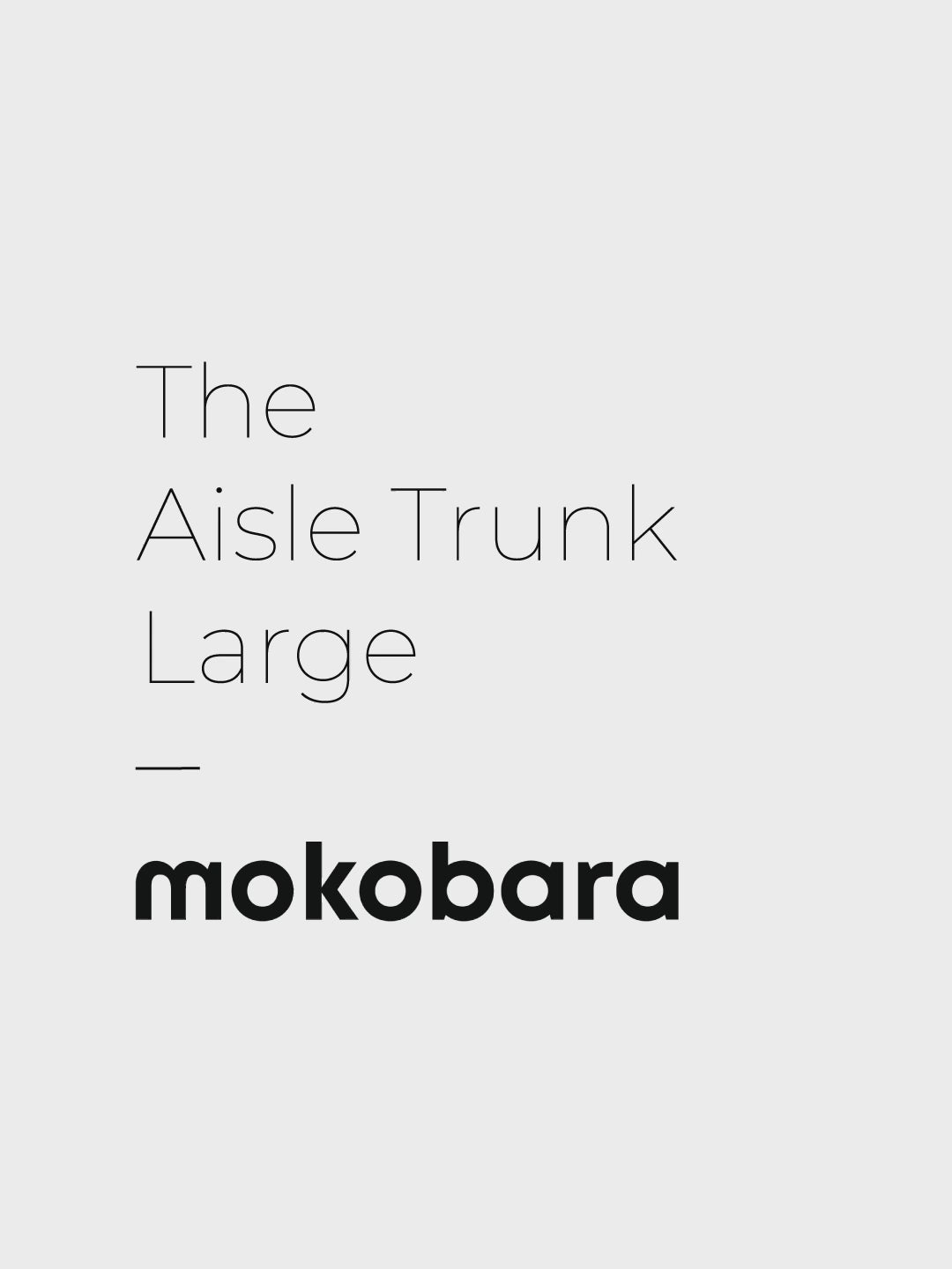 Color_ Shy Blue | The Aisle Trunk - Large