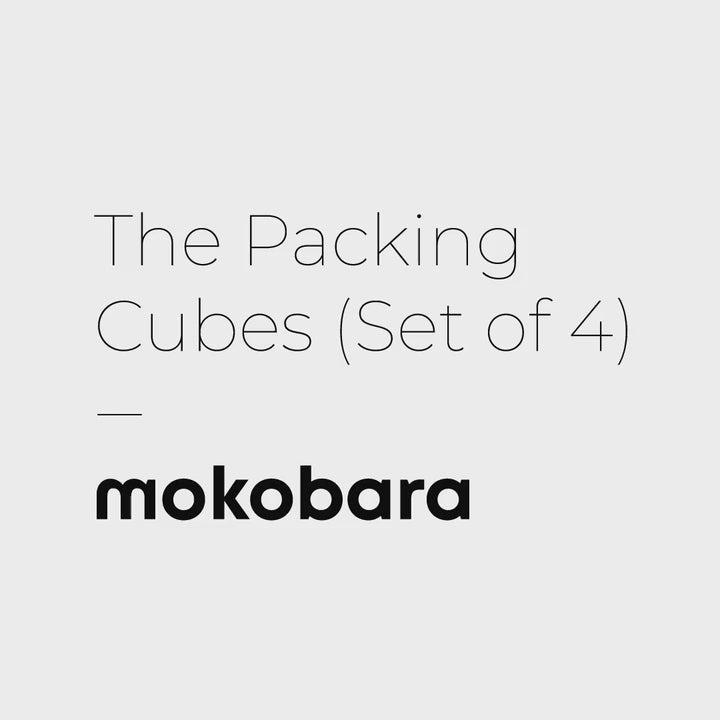 Color_Homegrown Sunray | The Packing Cubes (Set of 4)