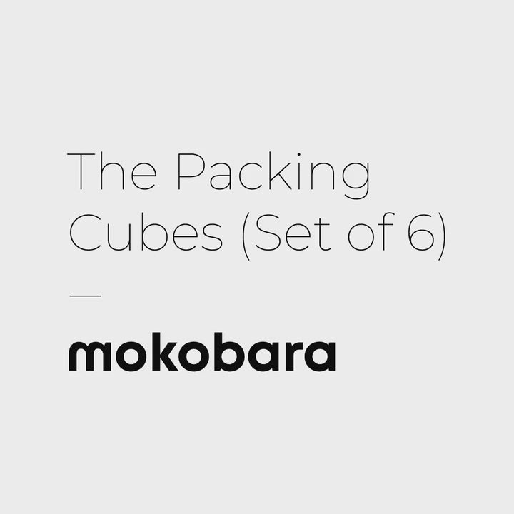 Color_Homegrown Sunray | The Packing Cubes (Set of 6)
