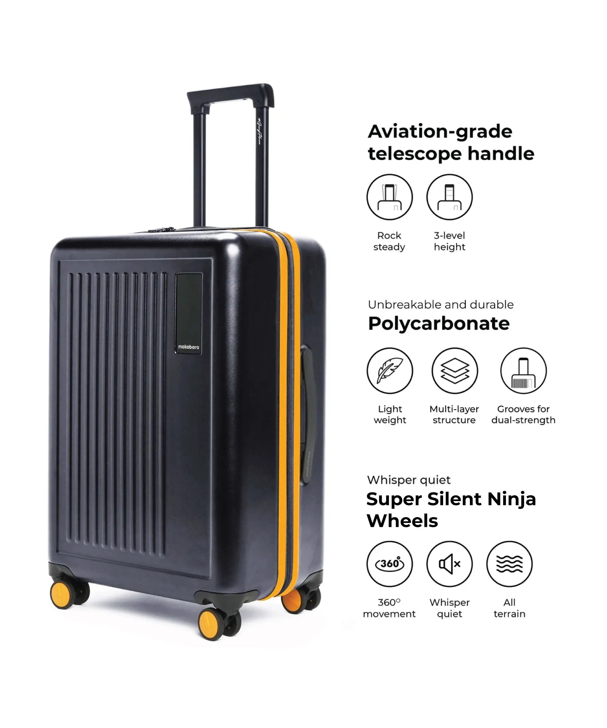 Color_Crypto Sunray (Limited Edition) | The Transit Luggage - Set of 2
