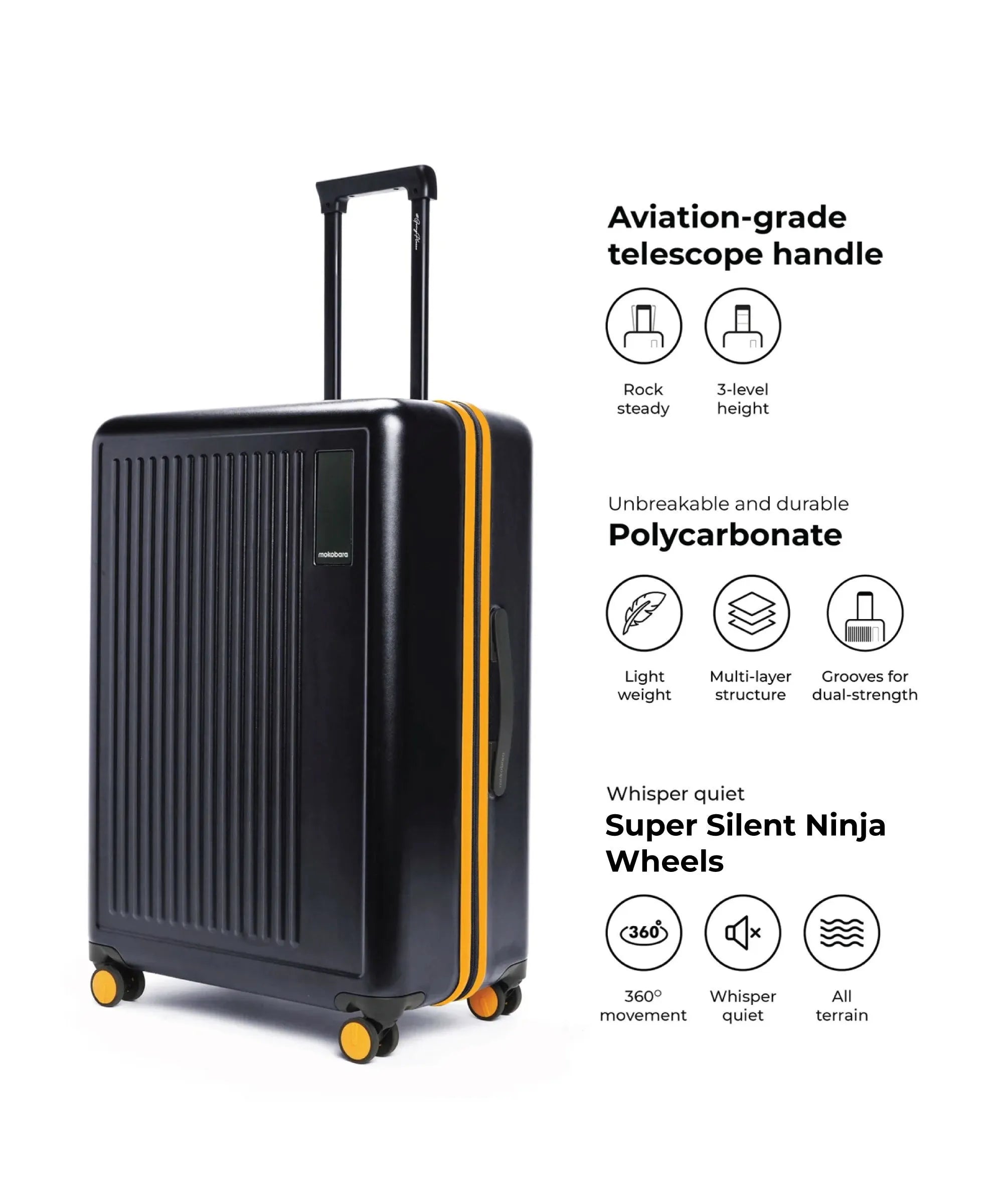 Color_Crypto Sunray (Limited Edition) | The Transit Luggage - Set of 3