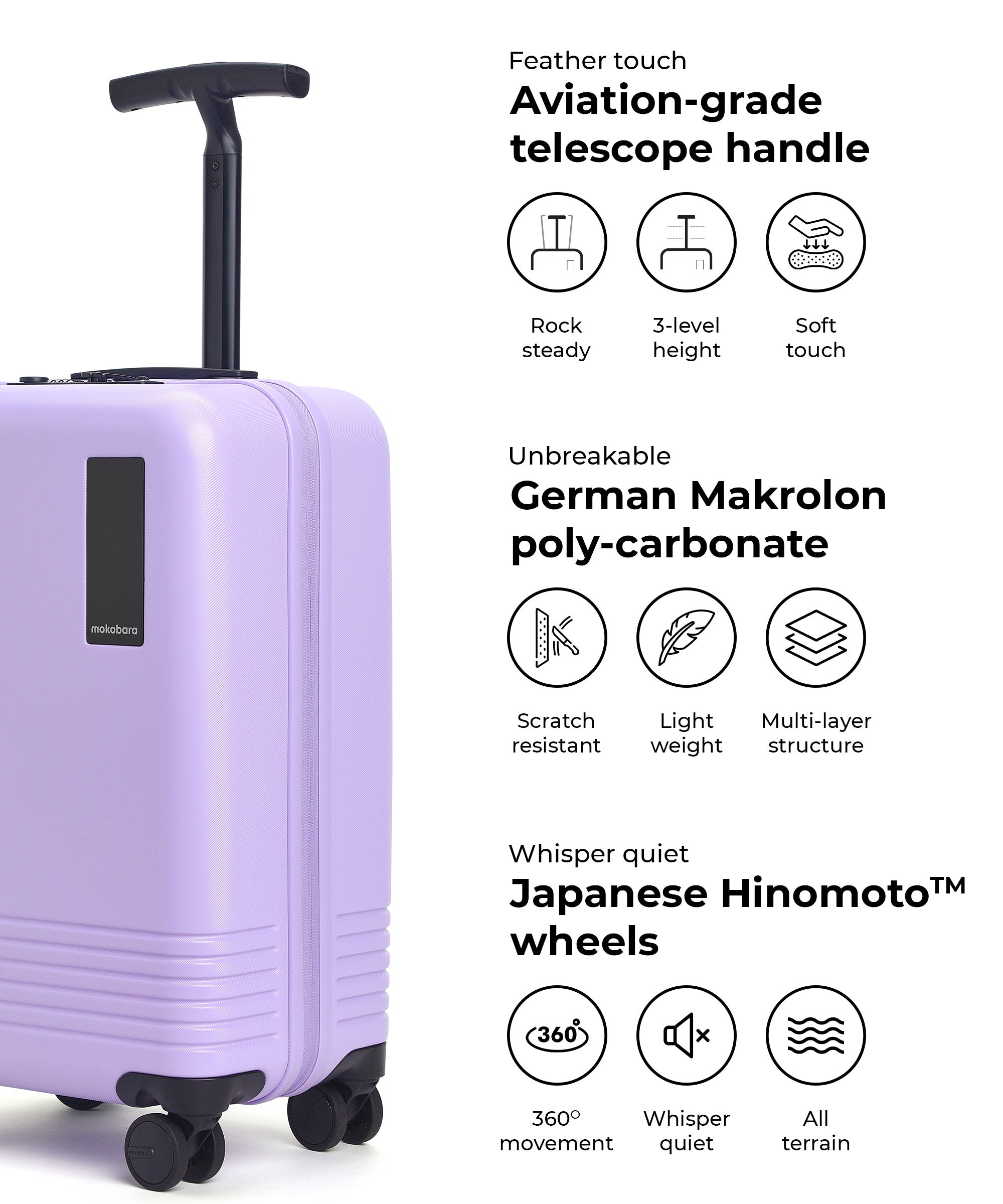 Color_ {{ variants_option }} | The Float - Cabin Luggage