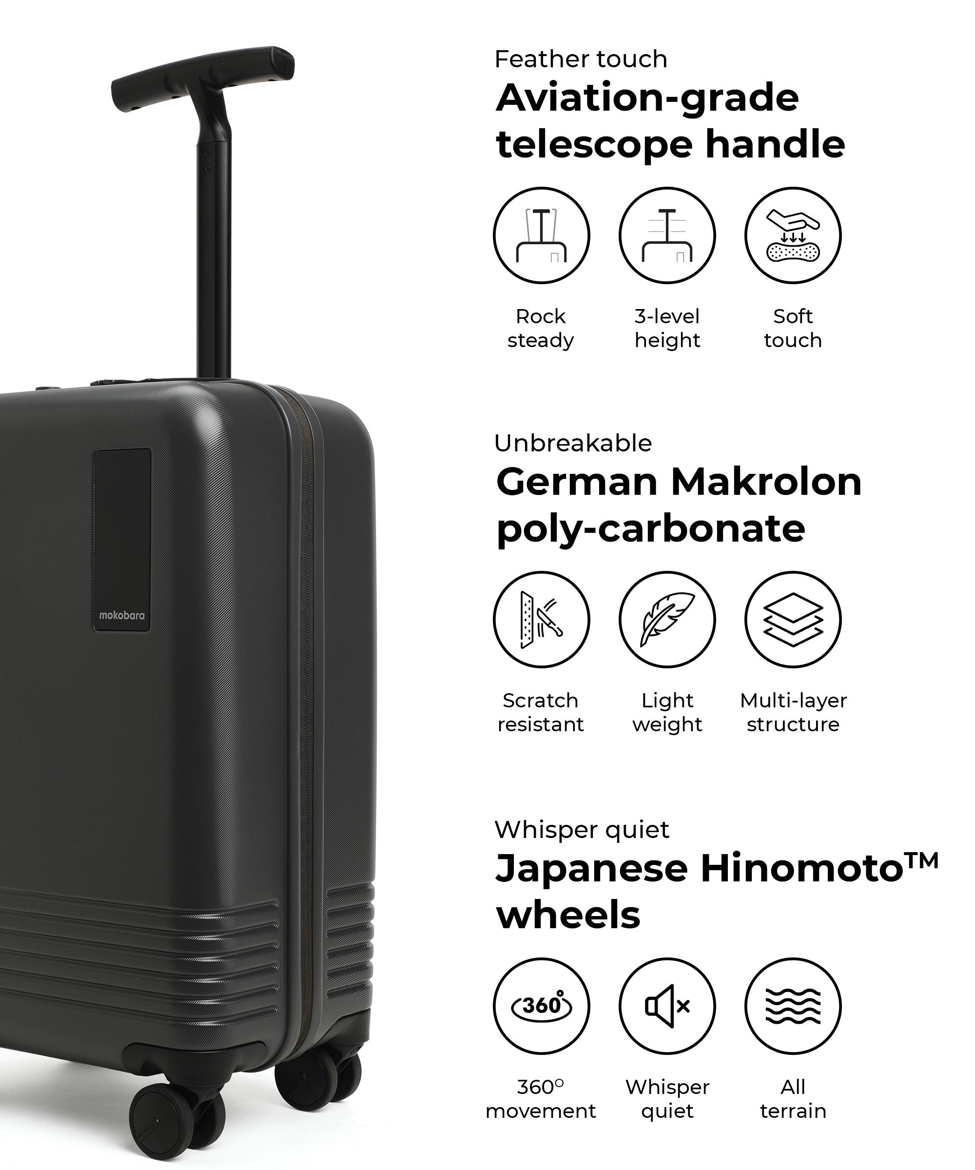 Color_ {{ variants_option }} | The Float - Cabin Luggage