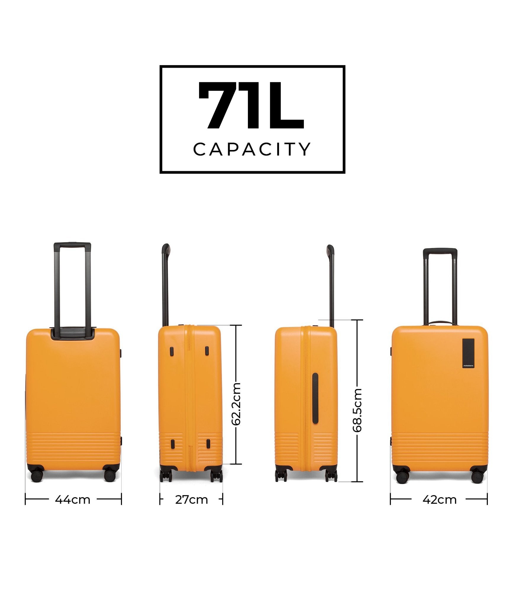 Color_Sunnyside Yellow | Set of 3 Luggage