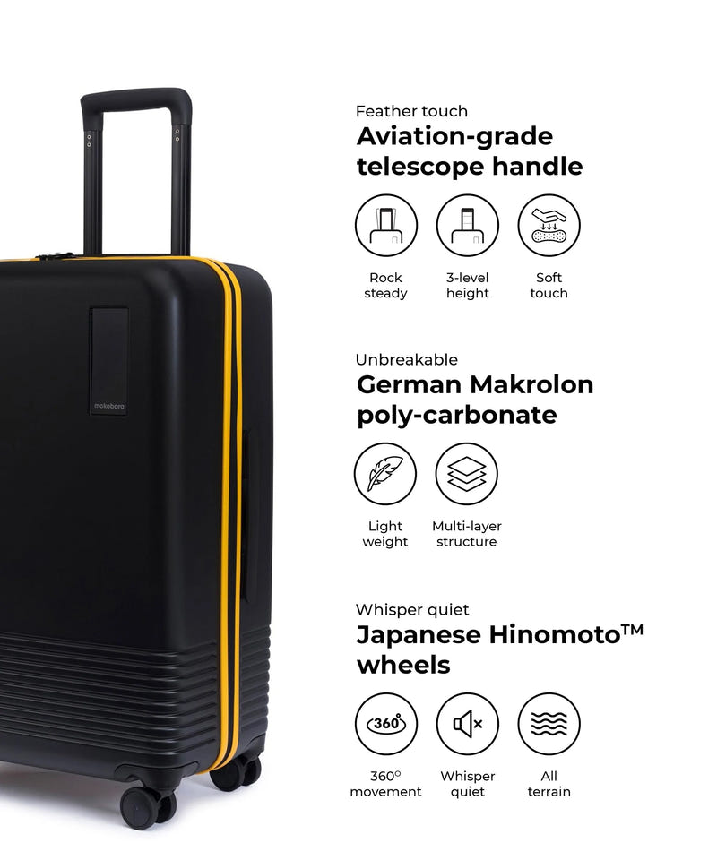 Color_Money Moves Sunray | The Set of 3 Luggage