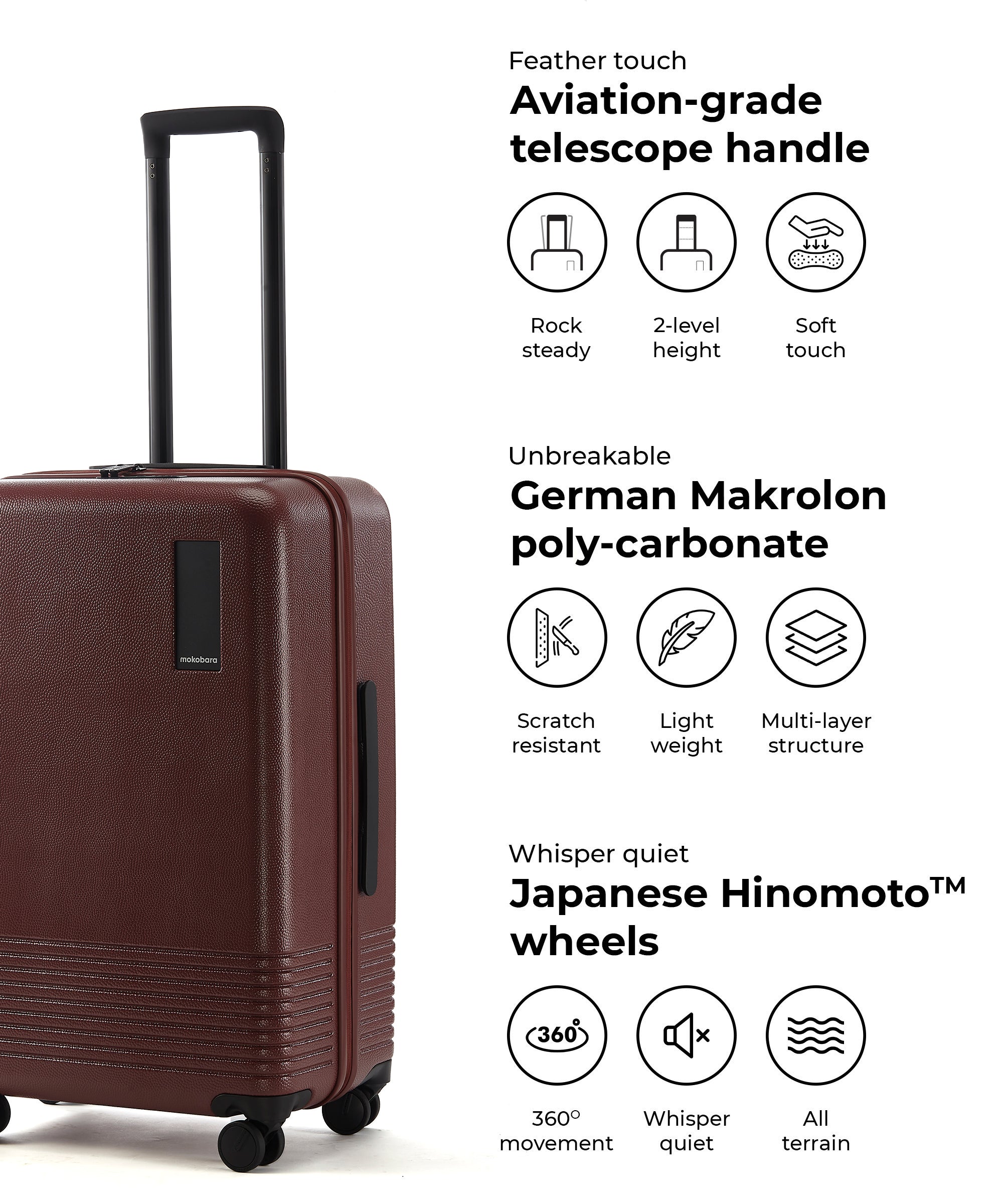 Color_Million Dollar (Premium Texture) | Set of 3 Luggage