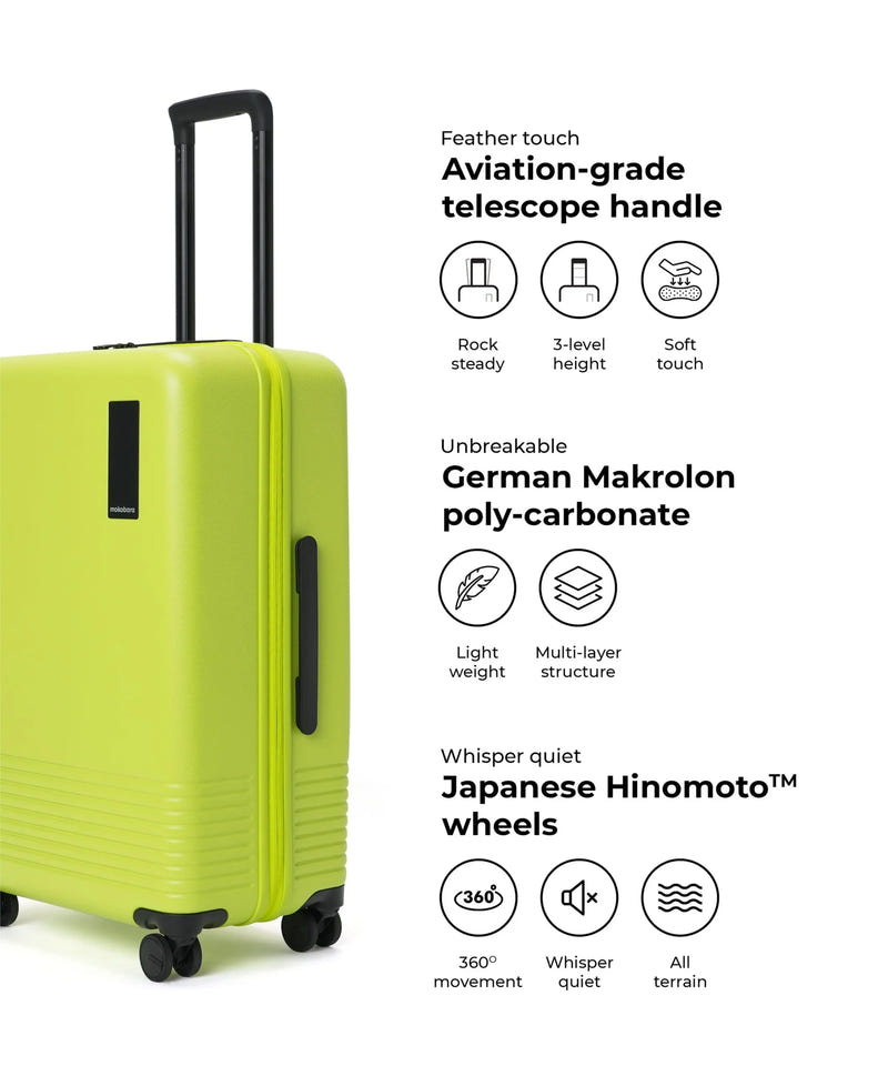 Color_Happy Green | The Set of 2 Luggage