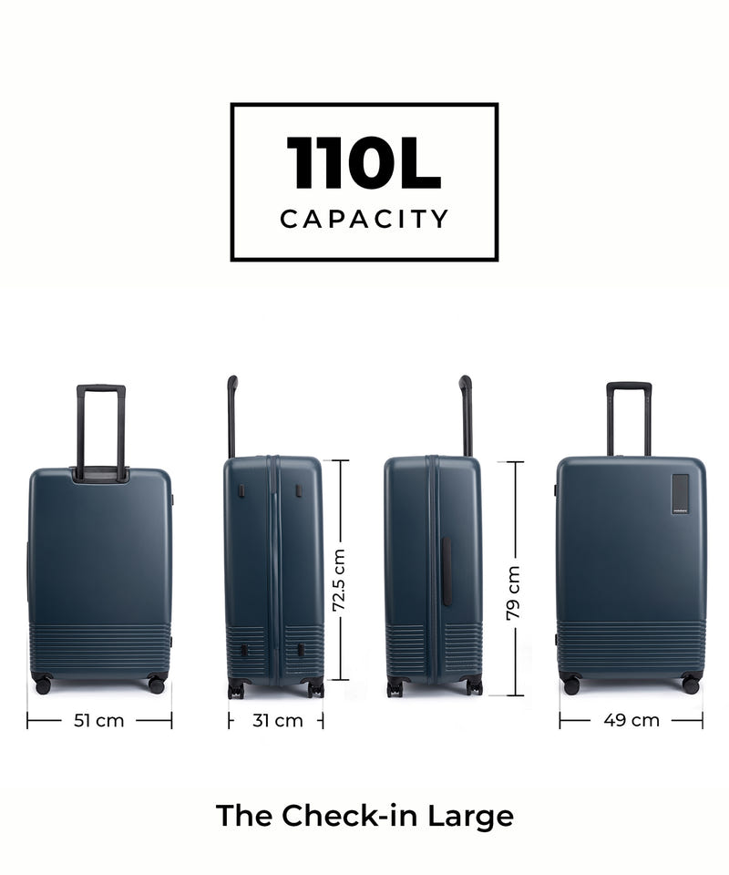 Color_Space Blue | The Set of 3 Luggage