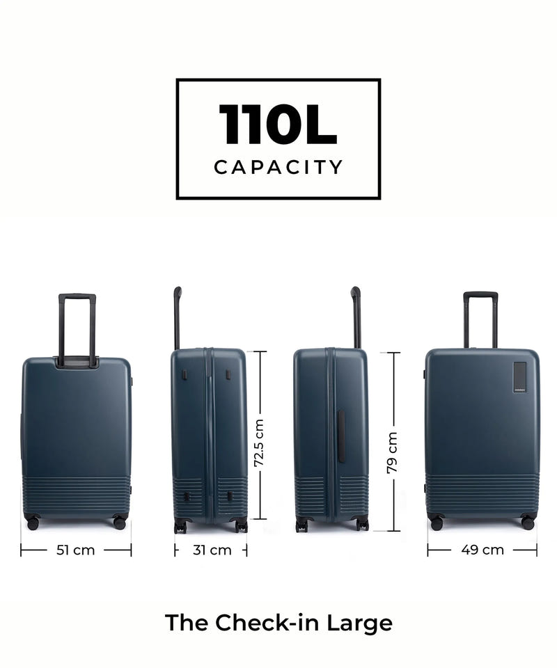 Color_Space Blue | The Check-in Large Luggage
