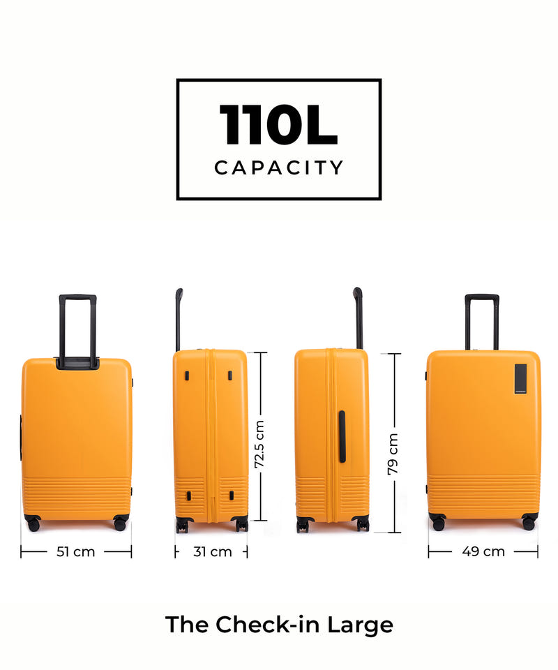 Color_Sunnyside Yellow | The Set of 3 Luggage