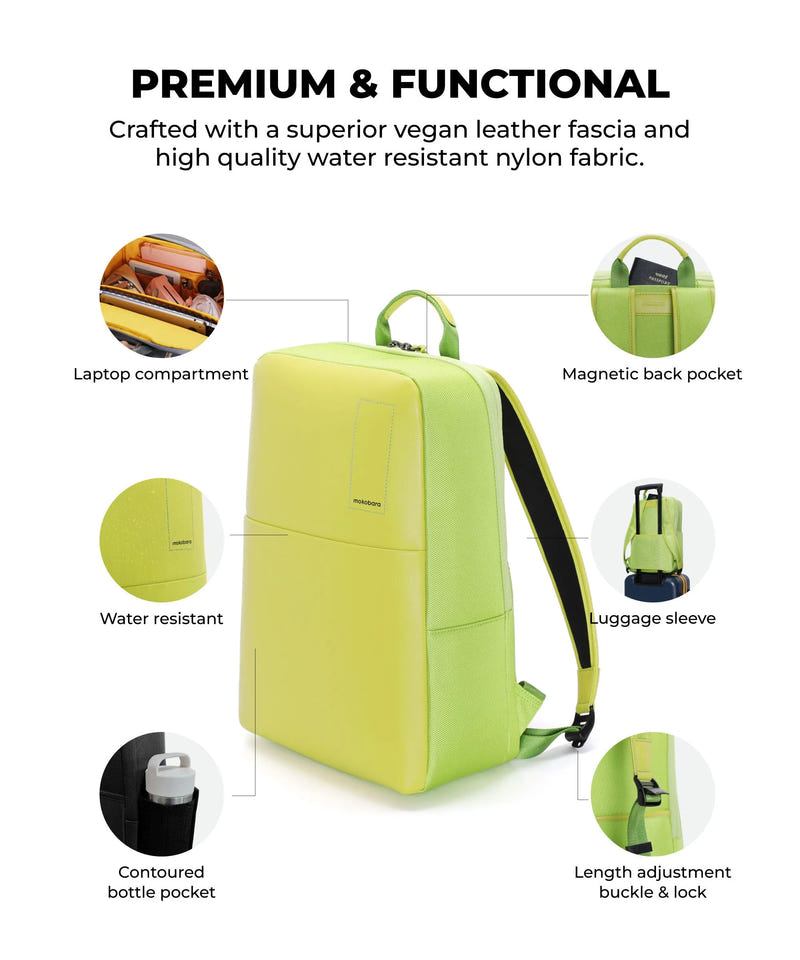 Color_Happy Green | The Backpack - 16L