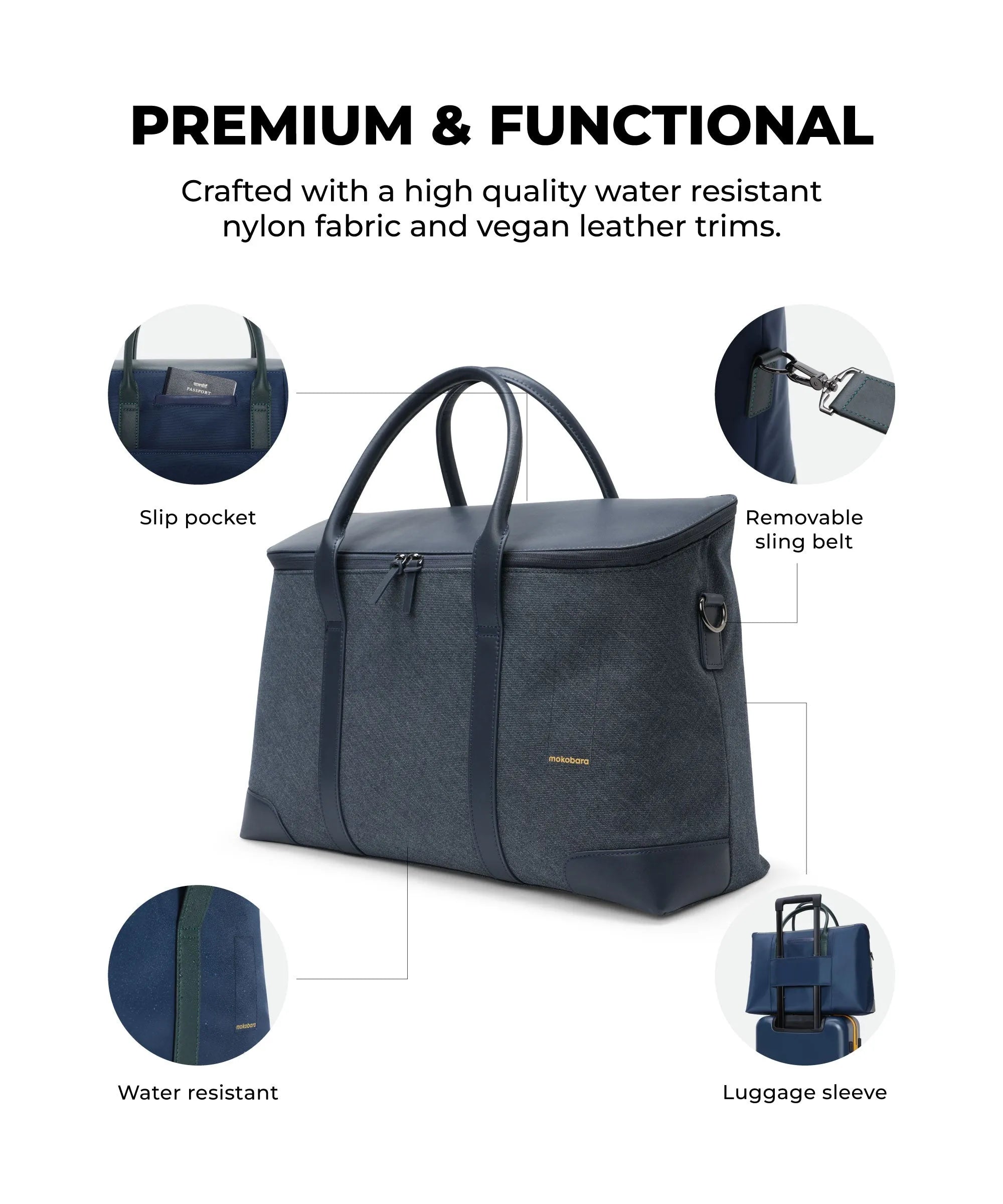 Color_Tailored Blue (Limited Edition) | The Cabin Duffle