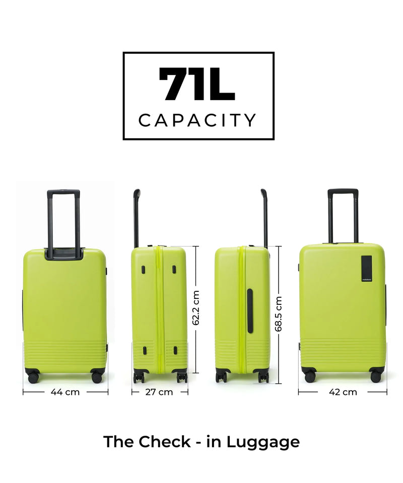 Color_Happy Green | The Check-in Luggage
