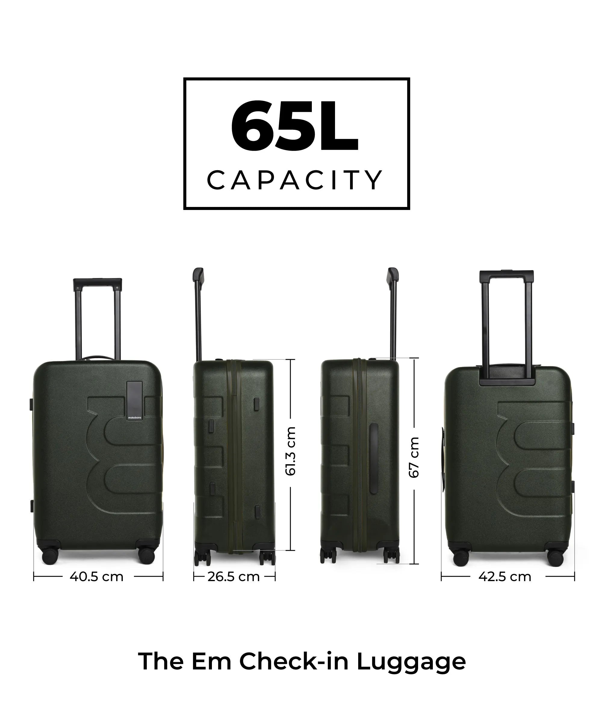 Color_4AM Forest | The Em Check-In Luggage