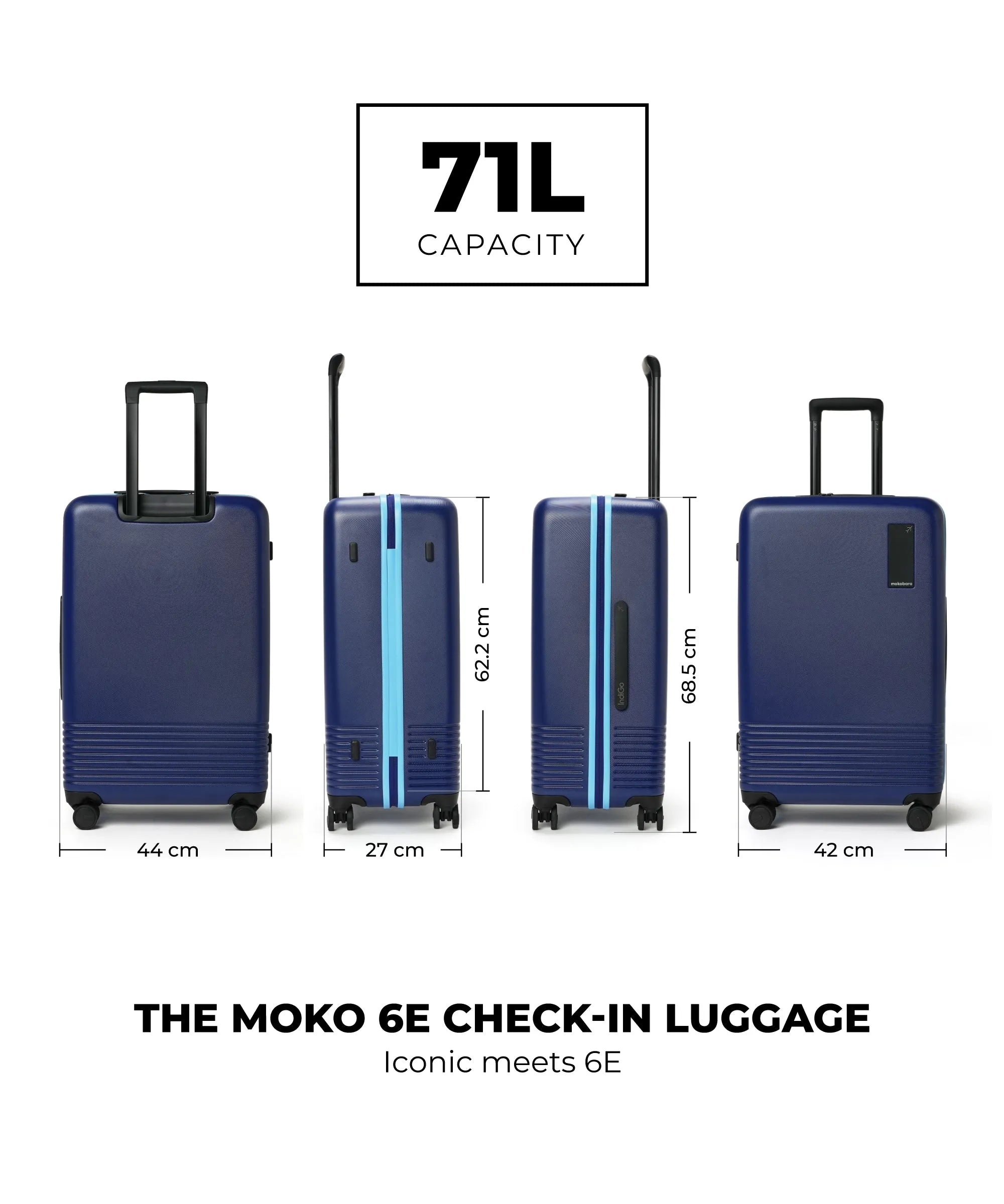 Size_The Check-In | The Moko 6E Luggage