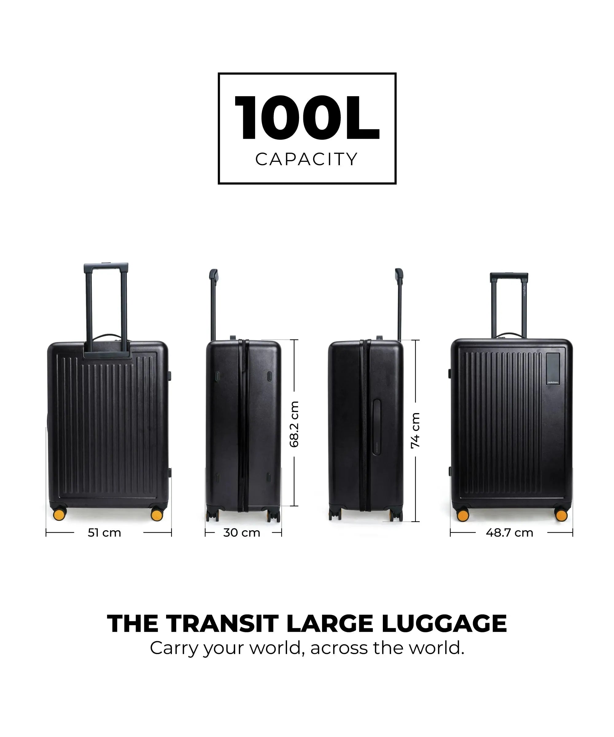 Color_Crypto | The Transit Luggage - Check-in Large