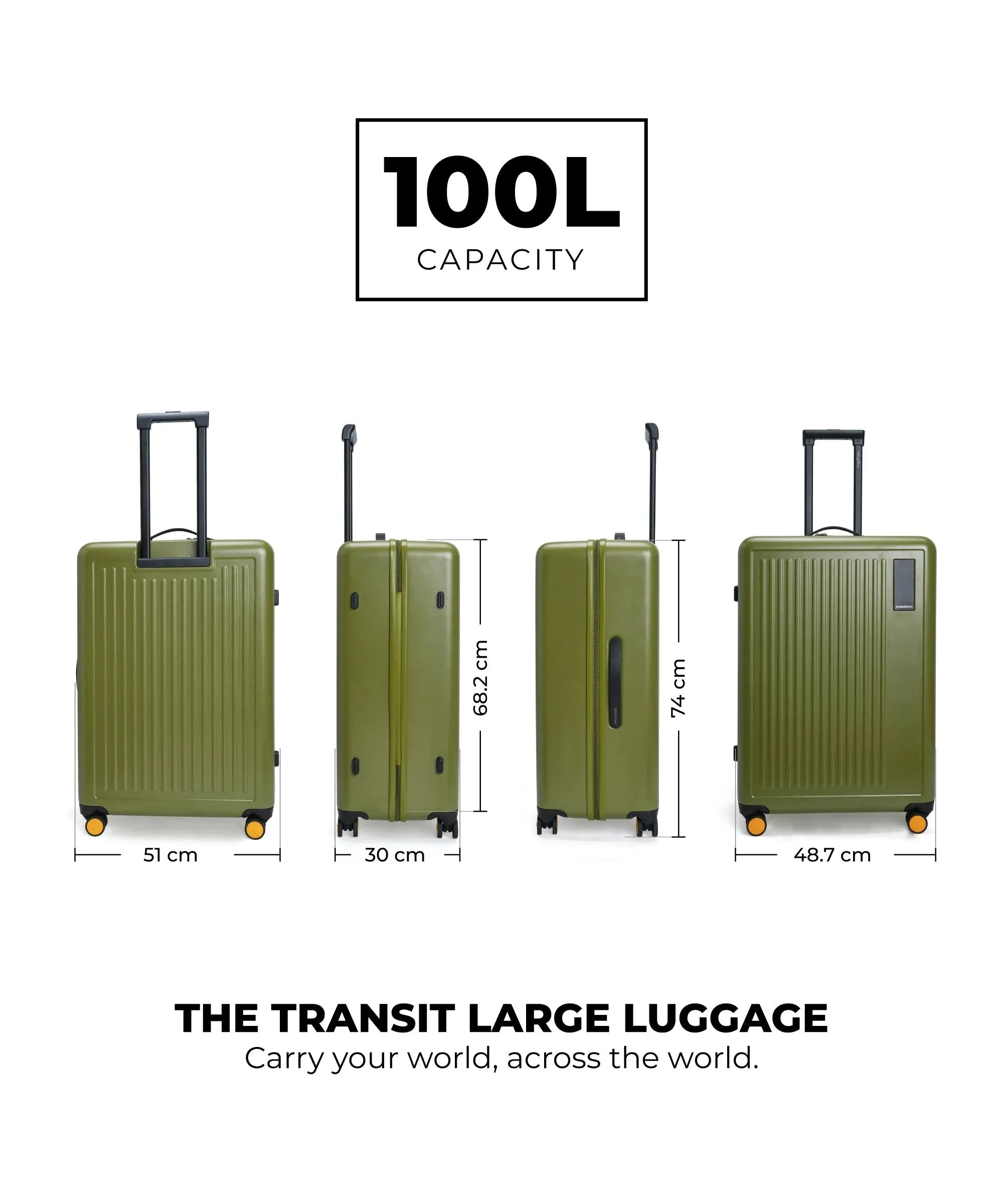 Color_So Matcha | The Transit Luggage - Check-in Large
