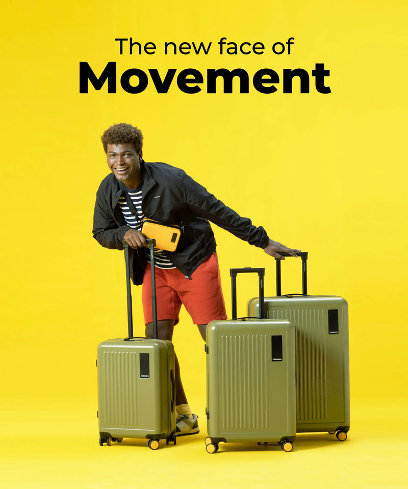 Color_Money Moves Sunray | The Transit Luggage - Set of 3