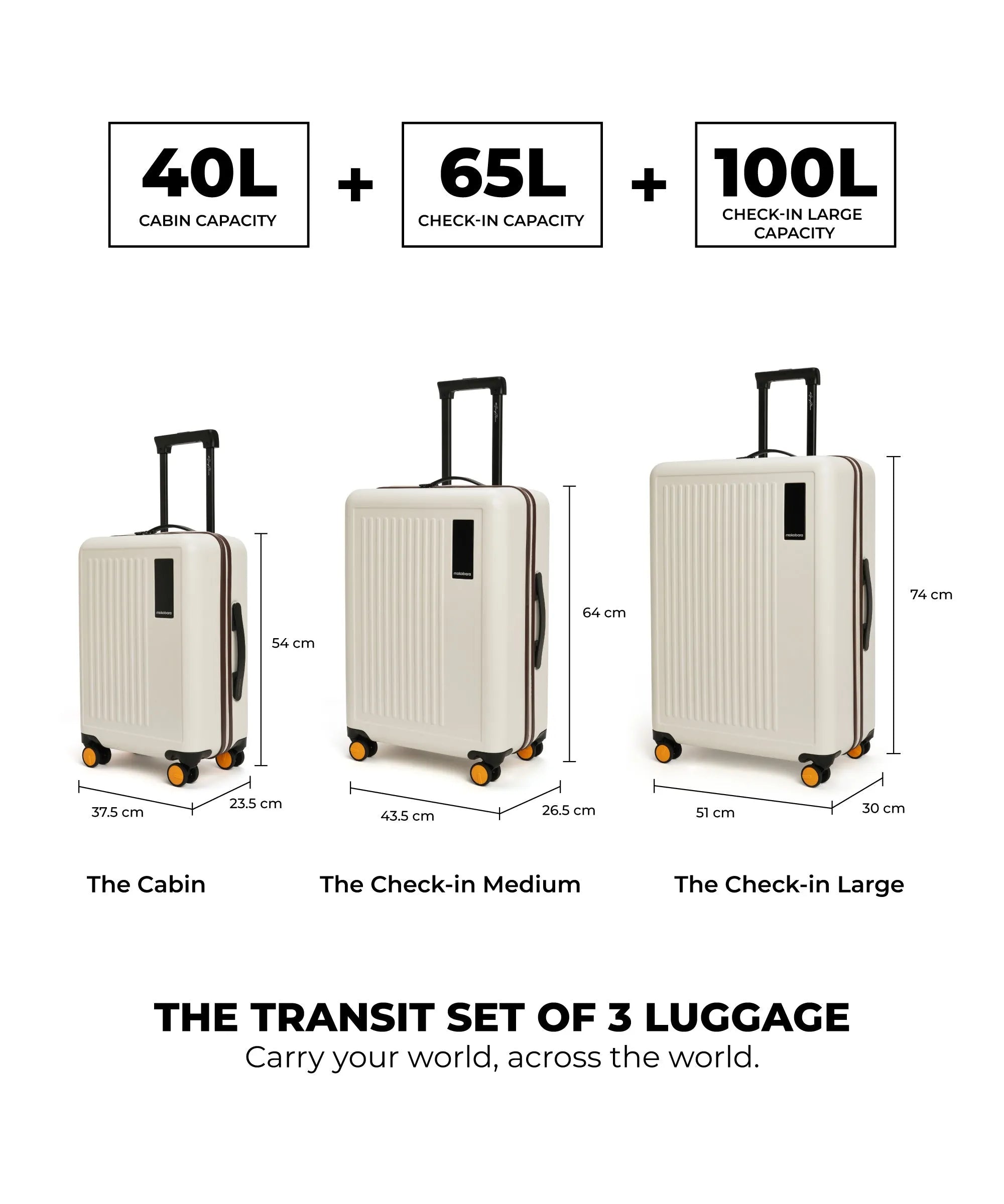 Color_ Still Loading Brownray (Limited Edition) | The Transit Luggage - Set of 3