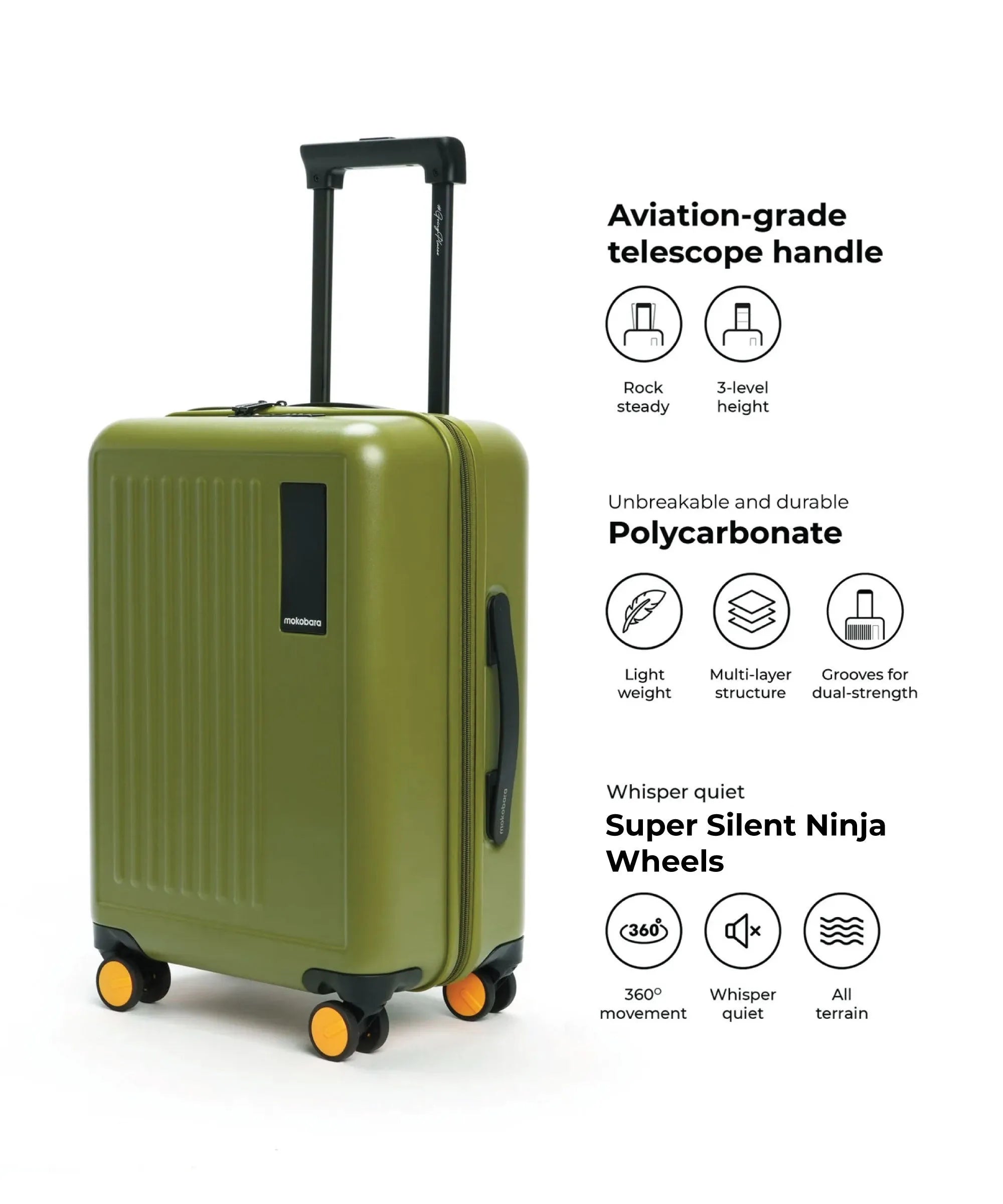 Color_So Matcha | The Transit Luggage - Cabin