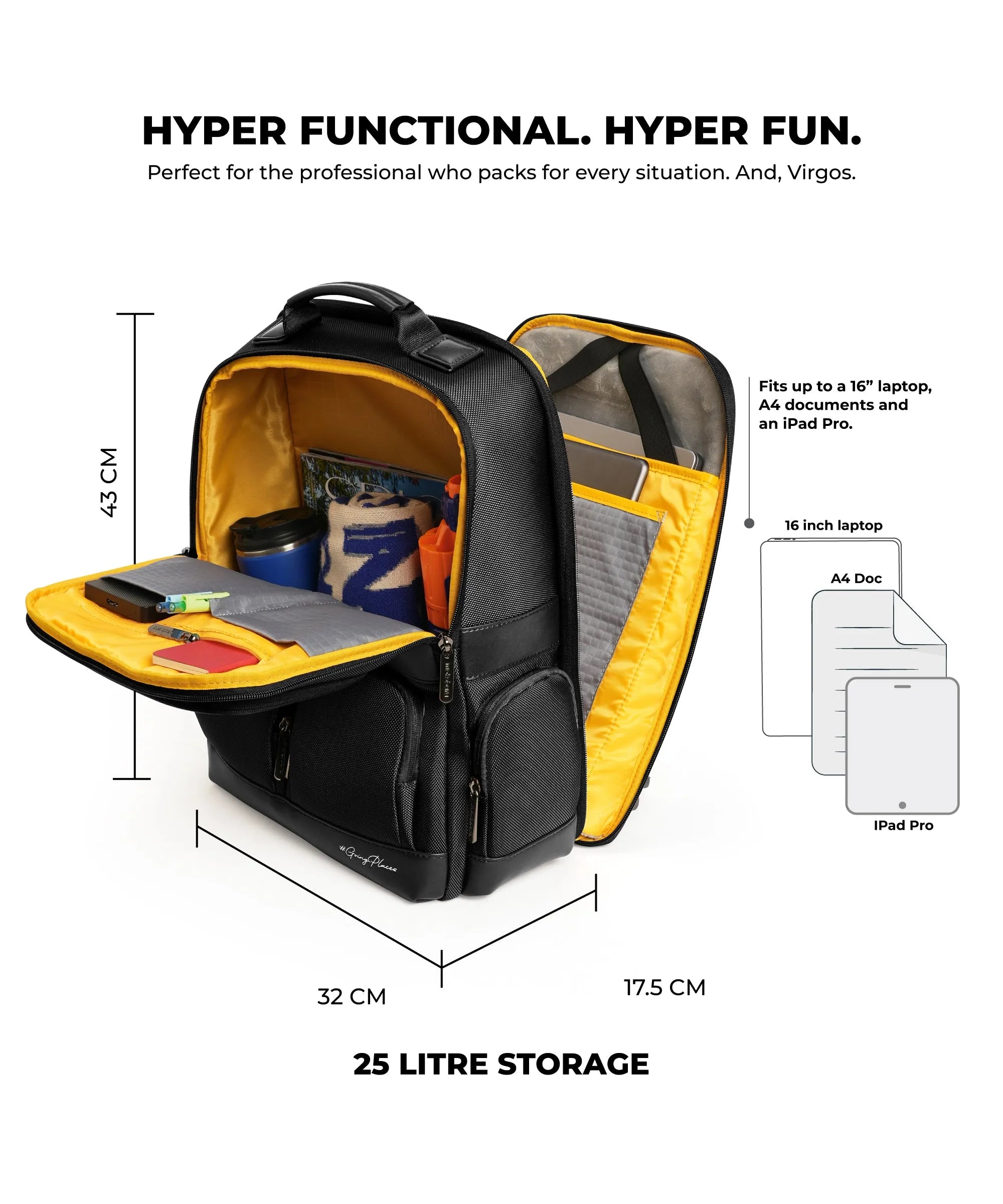 Functional backpack best sale